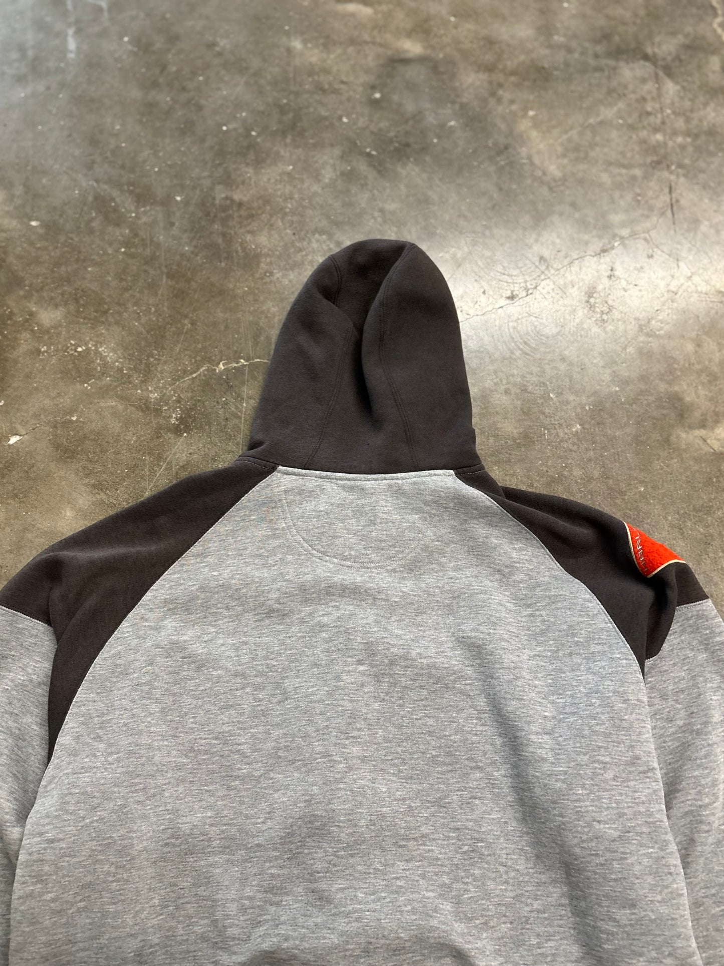 Vintage Harley Davidson grey zip up hoodie size xl