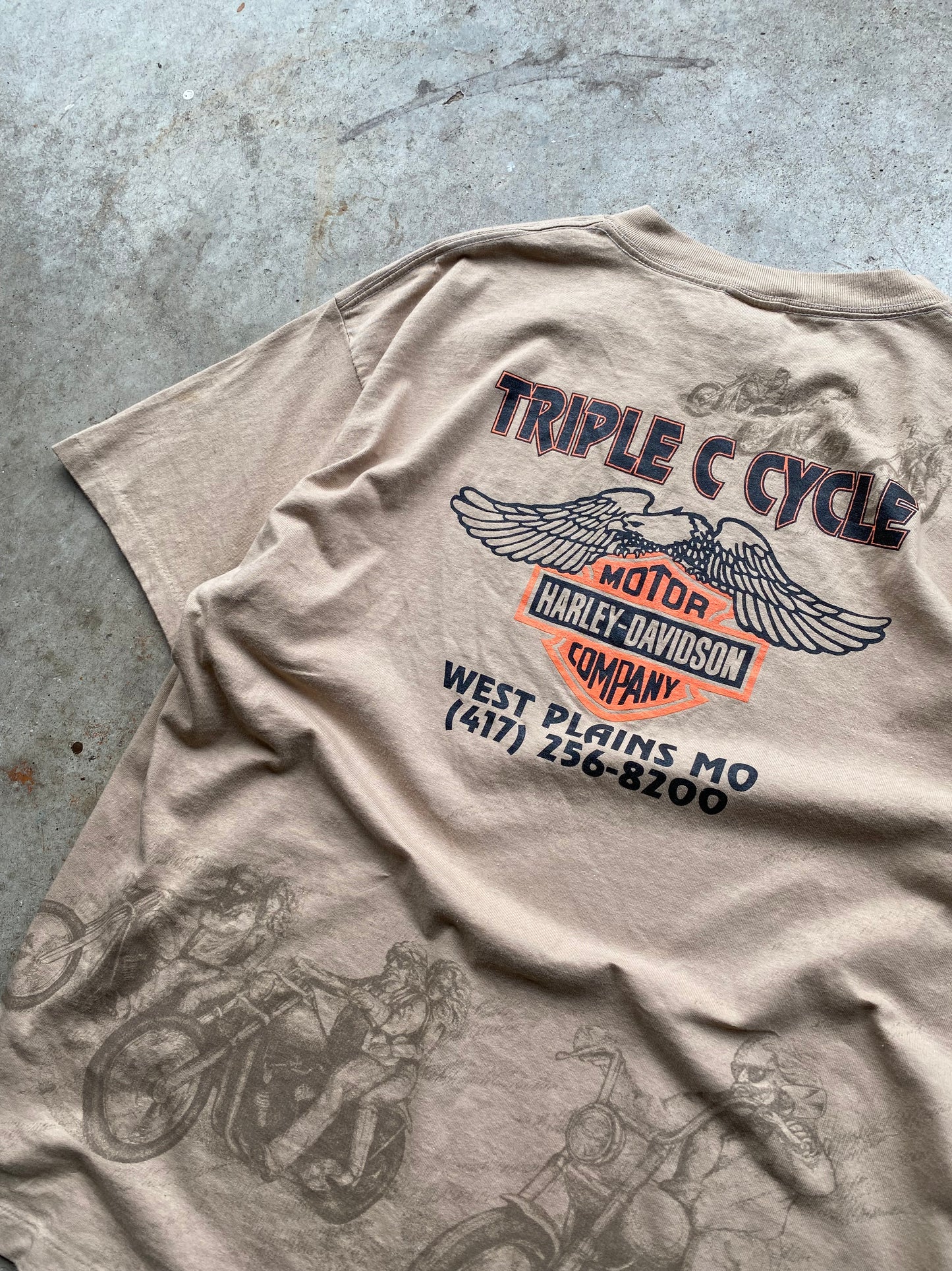 Vintage Follow The Spirit Harley Davidson shirt size extra large