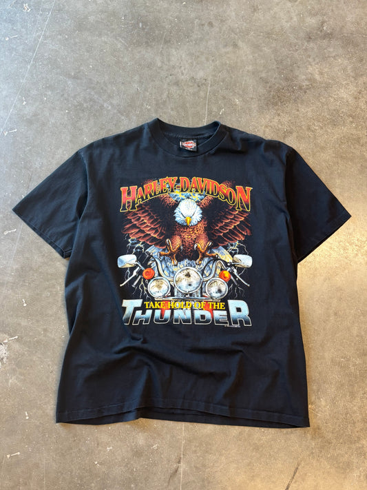Vintage Harley Davidson Take Hold of the Thunder shirt size xl