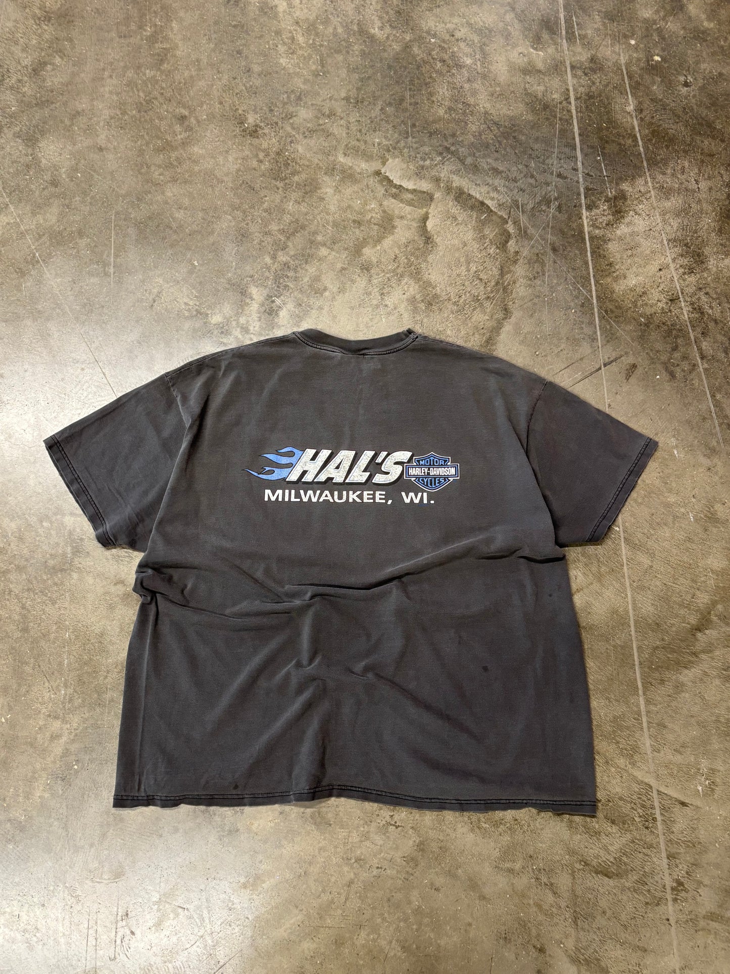 Vintage Harley Davidson Raw power shirt size xxxl faderrrrrrr