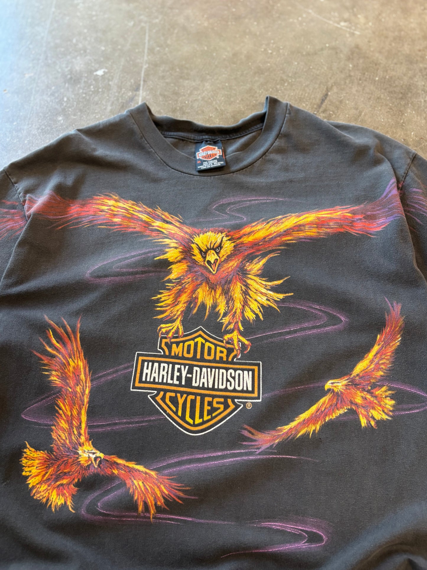Vintage Harley Davidson Eagle AOP size extra large