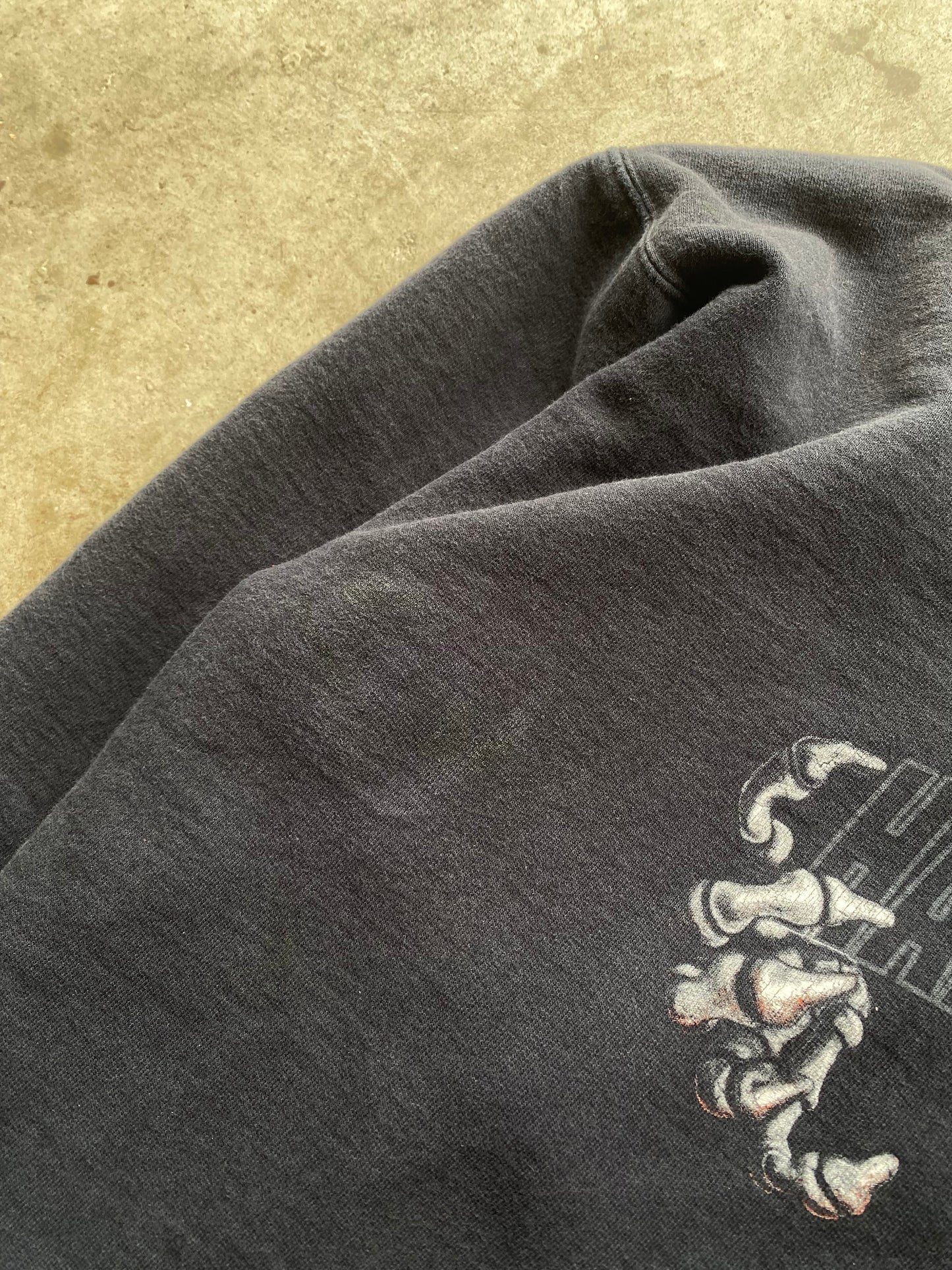 Vintage Harley Davidson Skull Hands hoodie size extra large