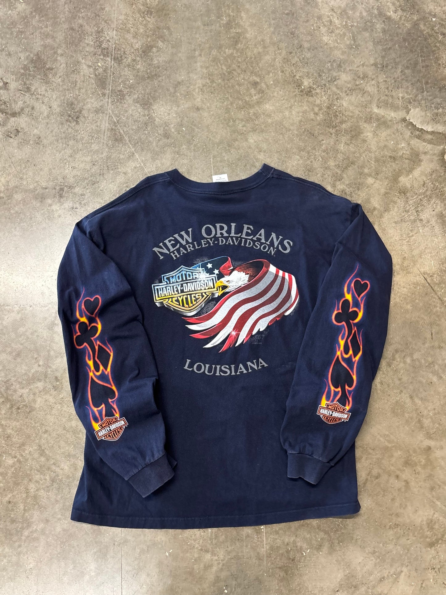 Harley Davidson Poker Longsleeve size XL