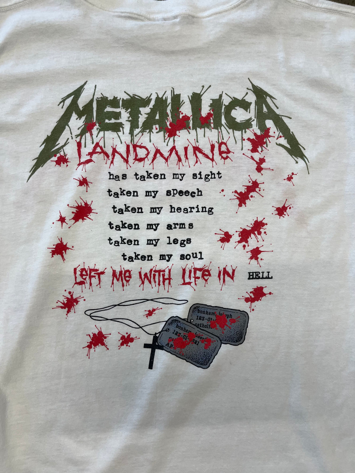 Vintage Metallica One Pushead shirt size extra large