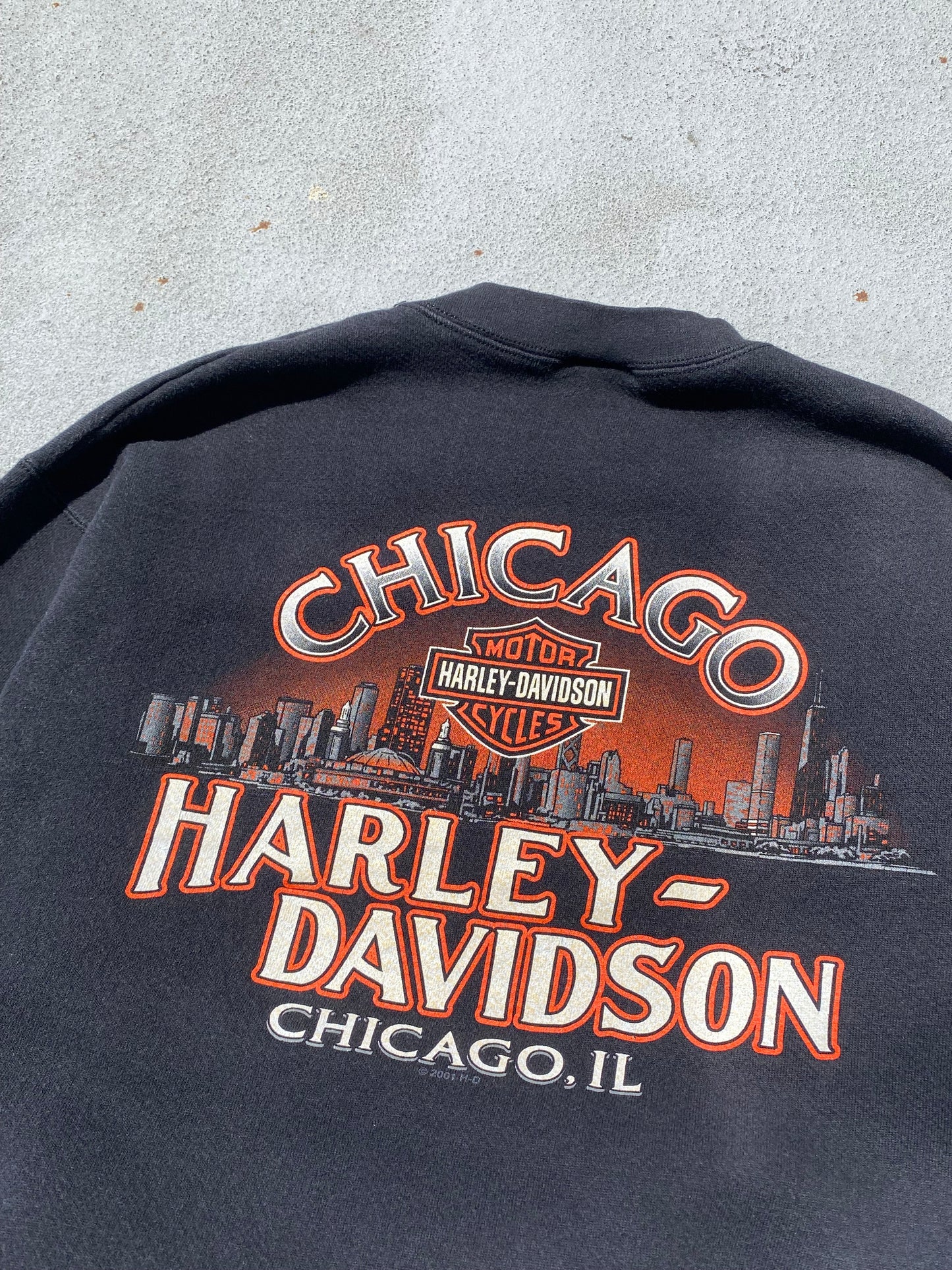 Vintage Harley Davidson Shield Chicago sweatshirt size medium