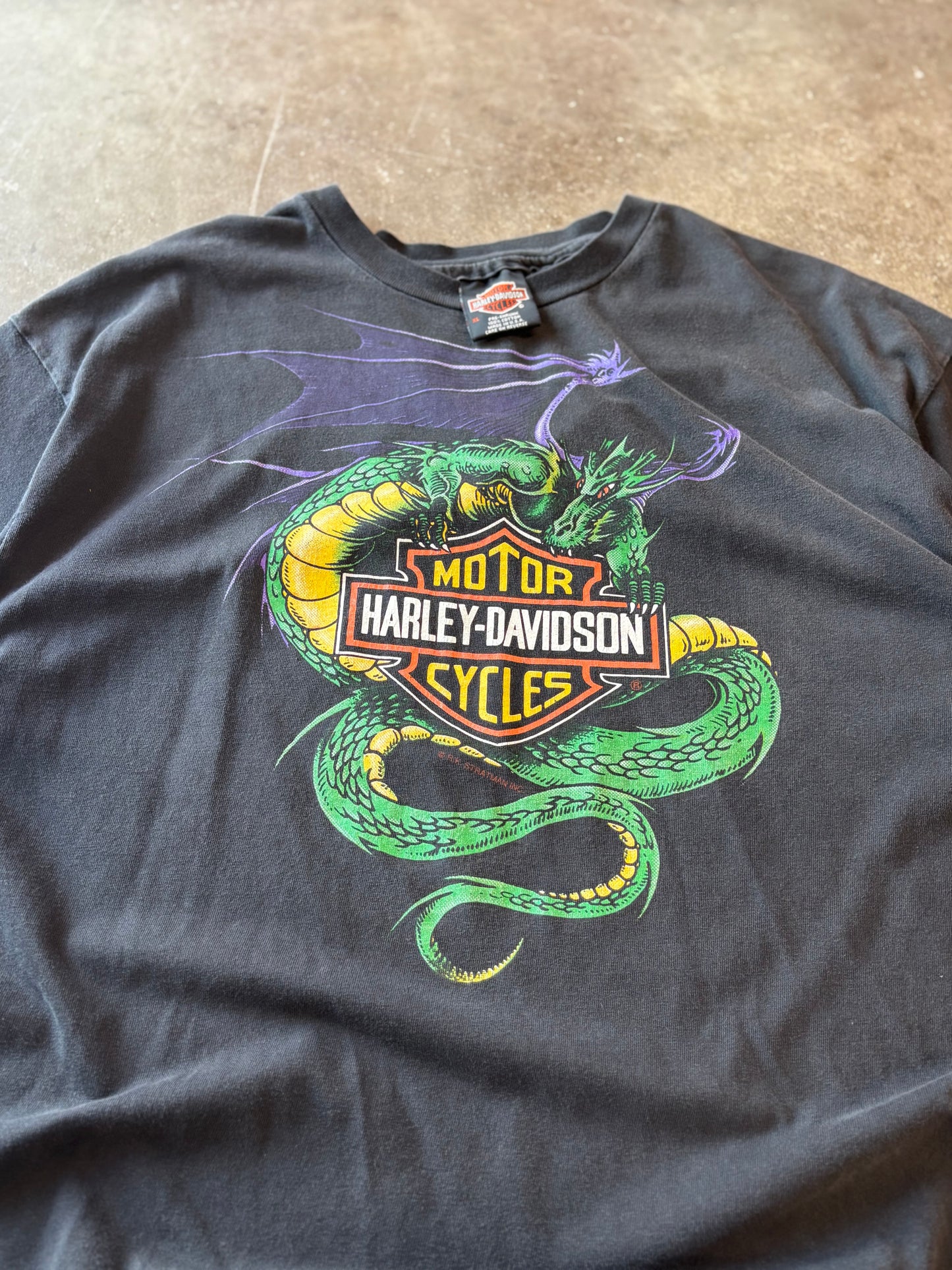 Vintage Harley Davidson Dragon shirt size XL