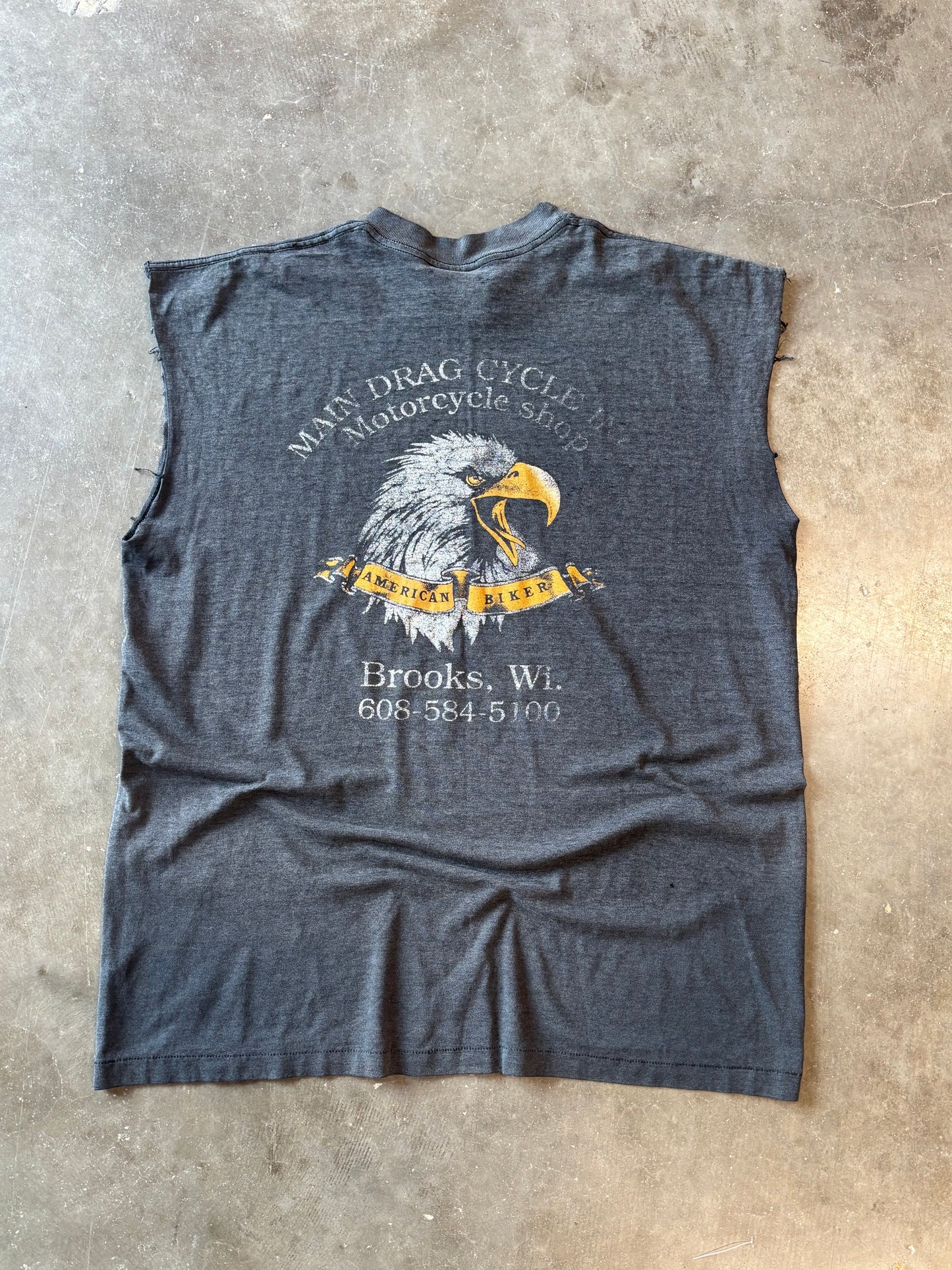 Vintage Chopped Harley Davidson shirt size XL