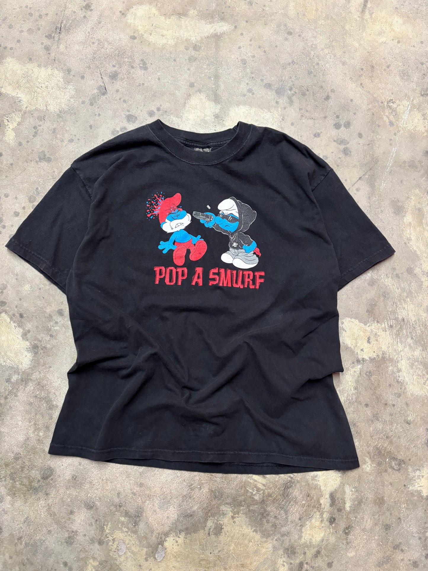 Y2K Pop a Smurf shirt size large