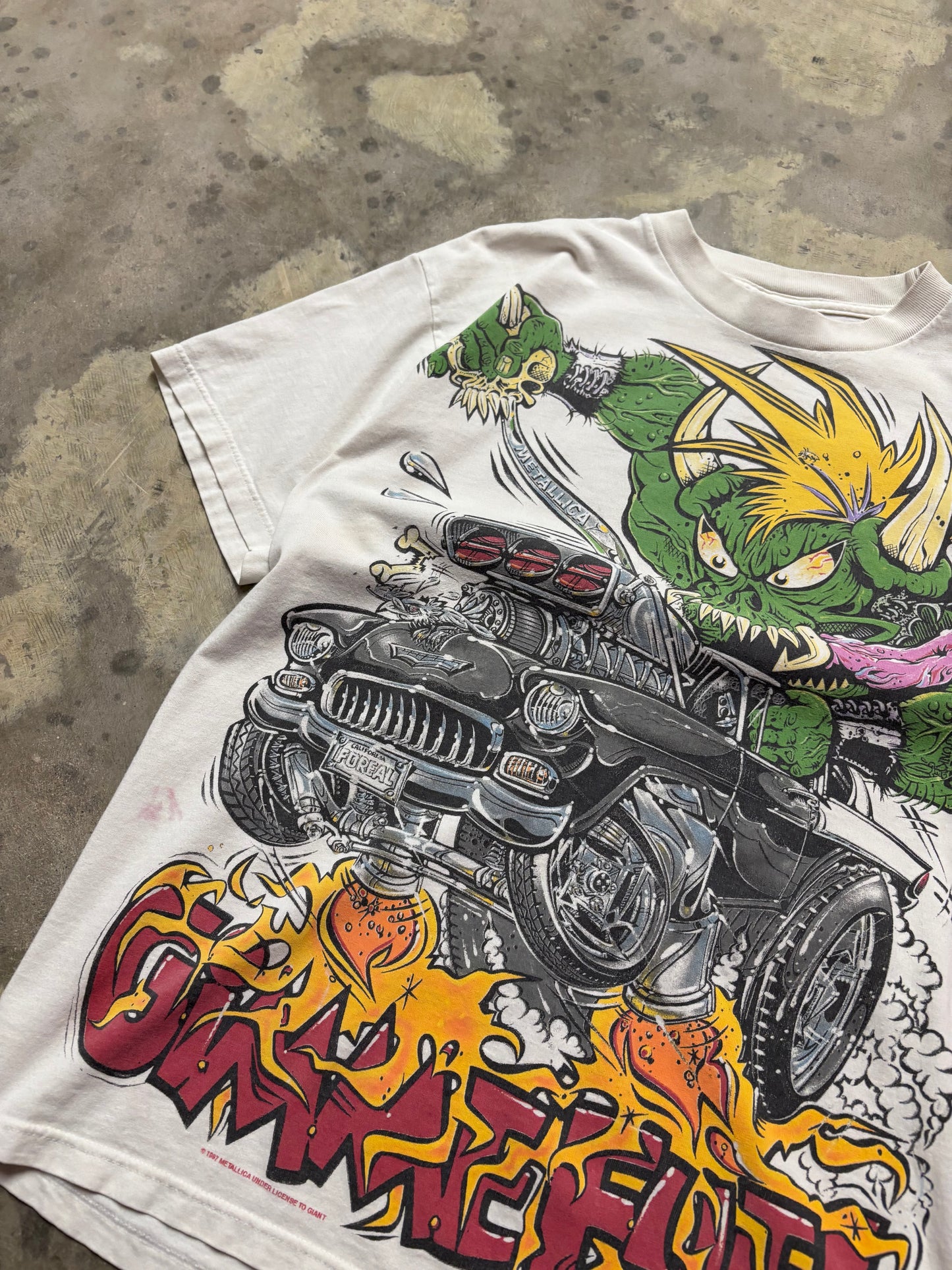 Vintage Metallica Ed Roth shirt size large