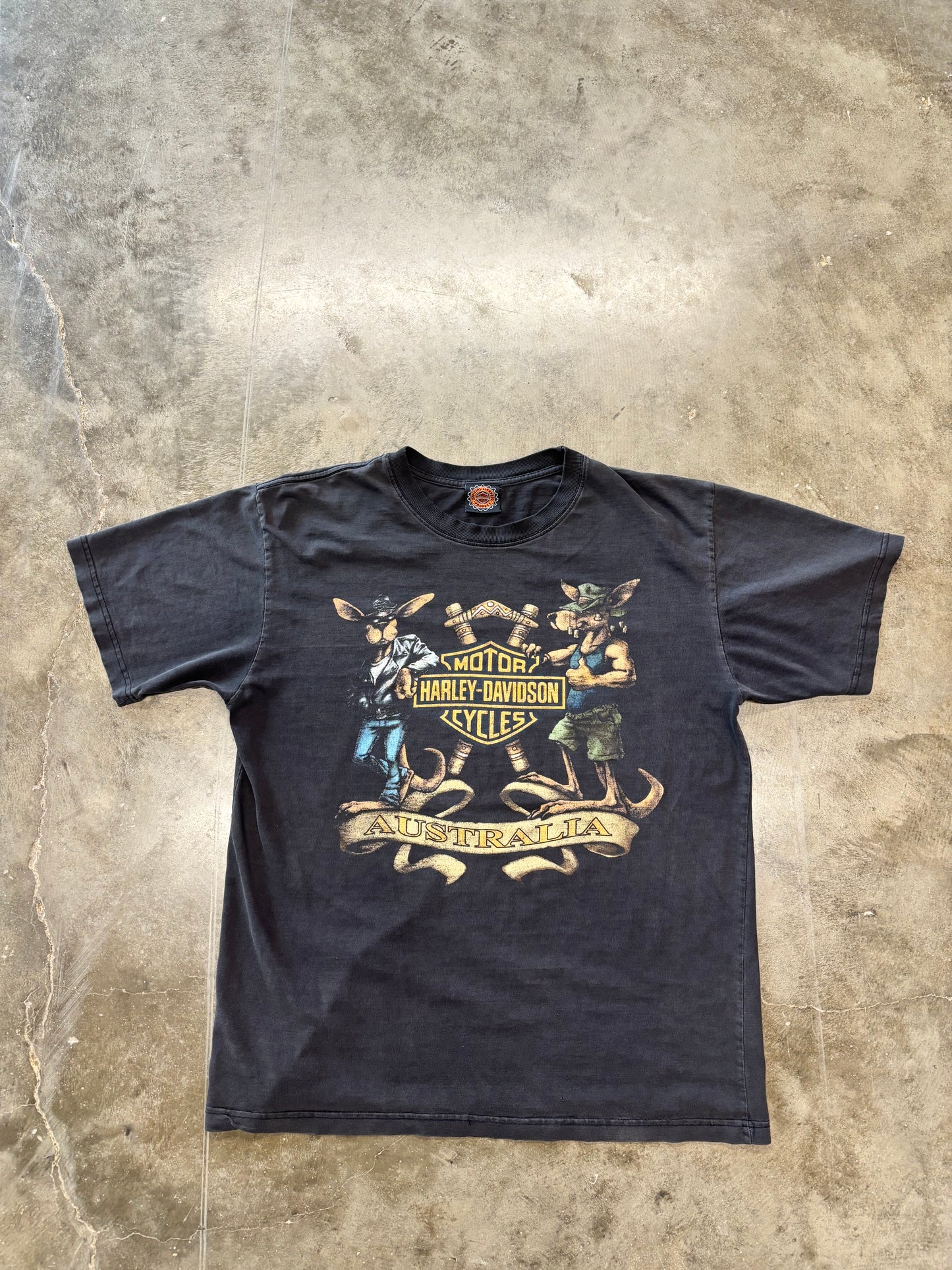 Vintage Harley Davidson Australia Kangaroo shirt size xl