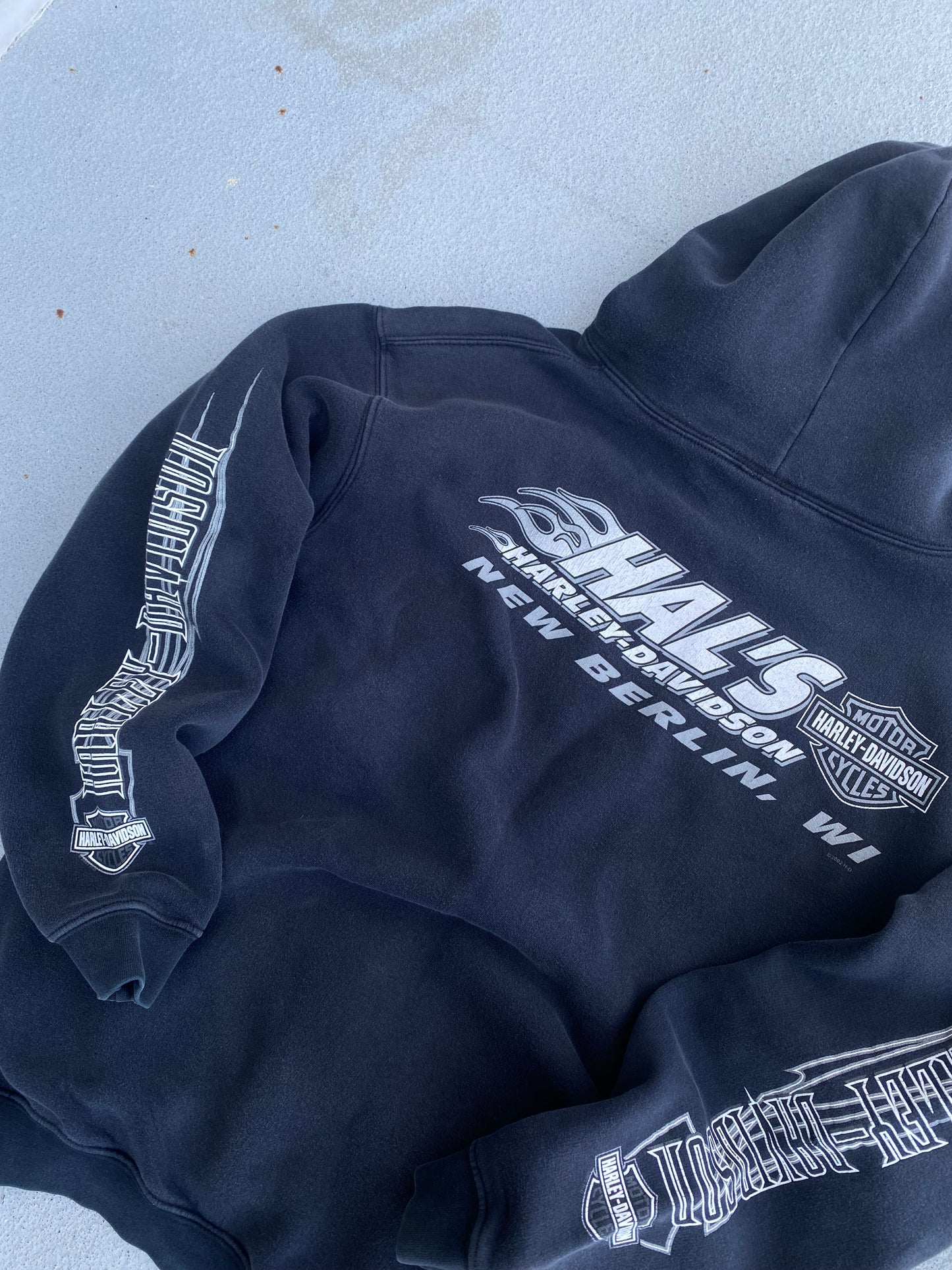 Vintage Harley Davidson Hoodie Size Large