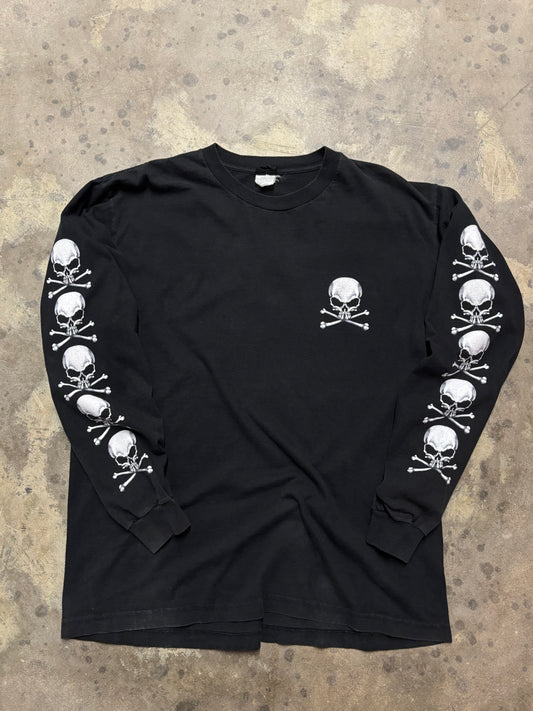 Vintage Skull longsleeve shirt size large