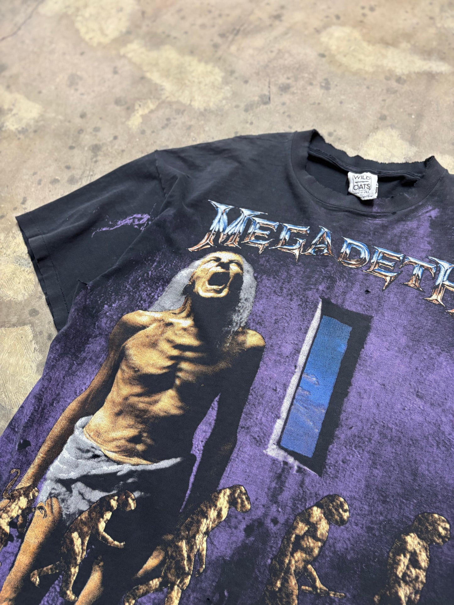 Vintage Megadeath Evolution AOP shirt size XL