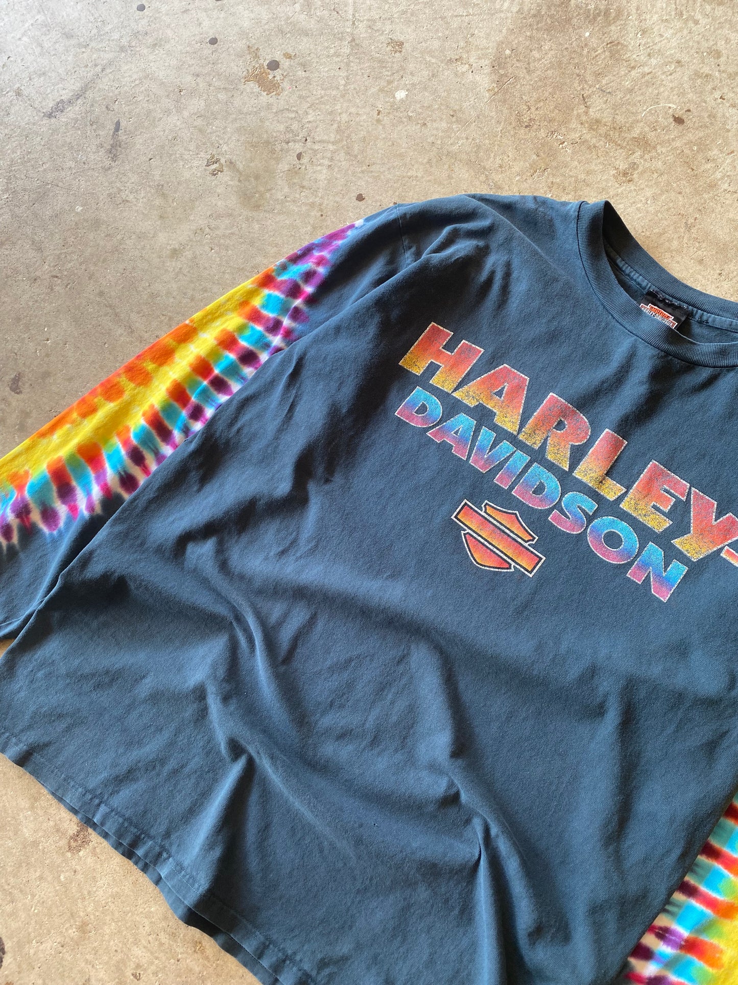 Vintage 90’s Harley Davidson Rainbow Long sleeve Size Extra Large