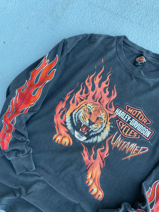 Vintage Untamed Tiger Longsleeve size 2xl