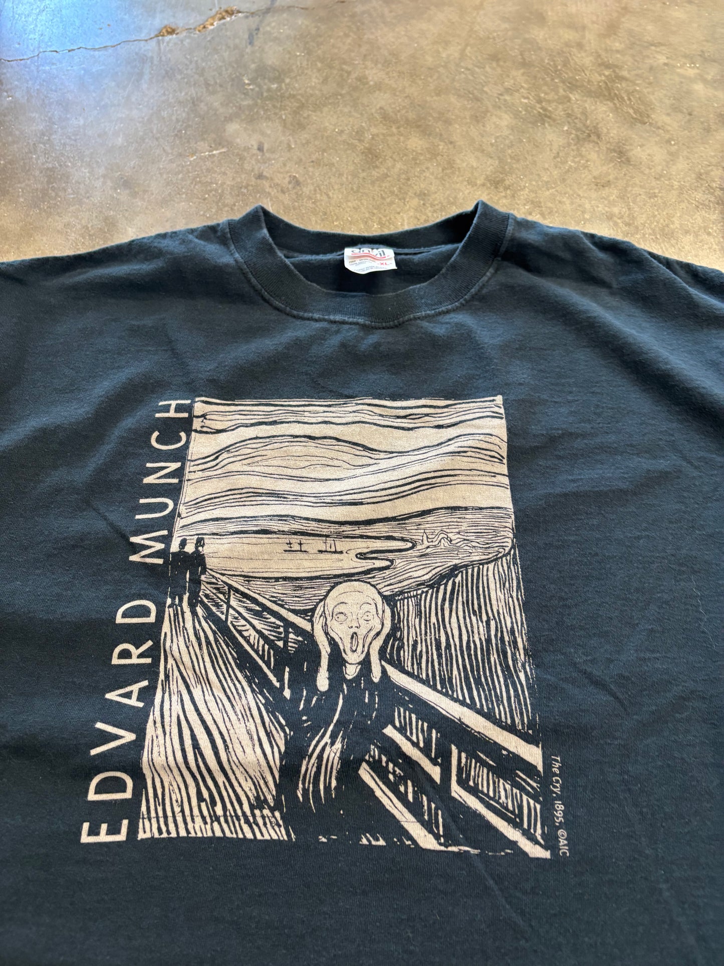 Vintage Edward Munch Scream shirt size XL