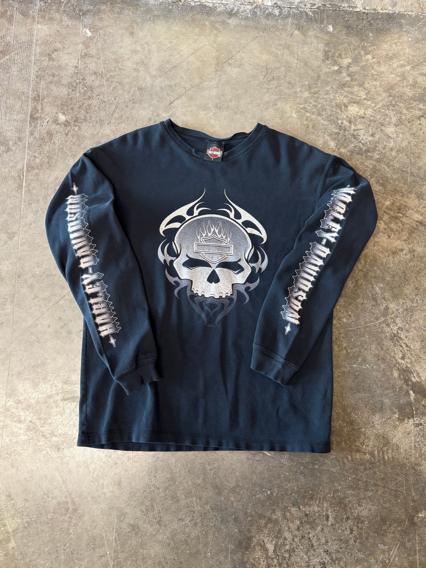 Vintage Harley Davidson thermal size large