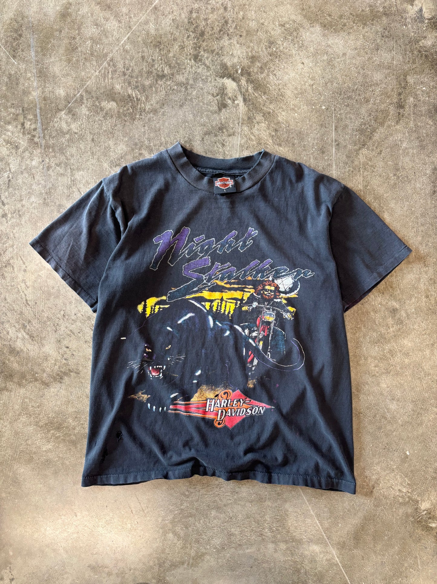 Vintage Harley Davidson Night Stalker shirt size large