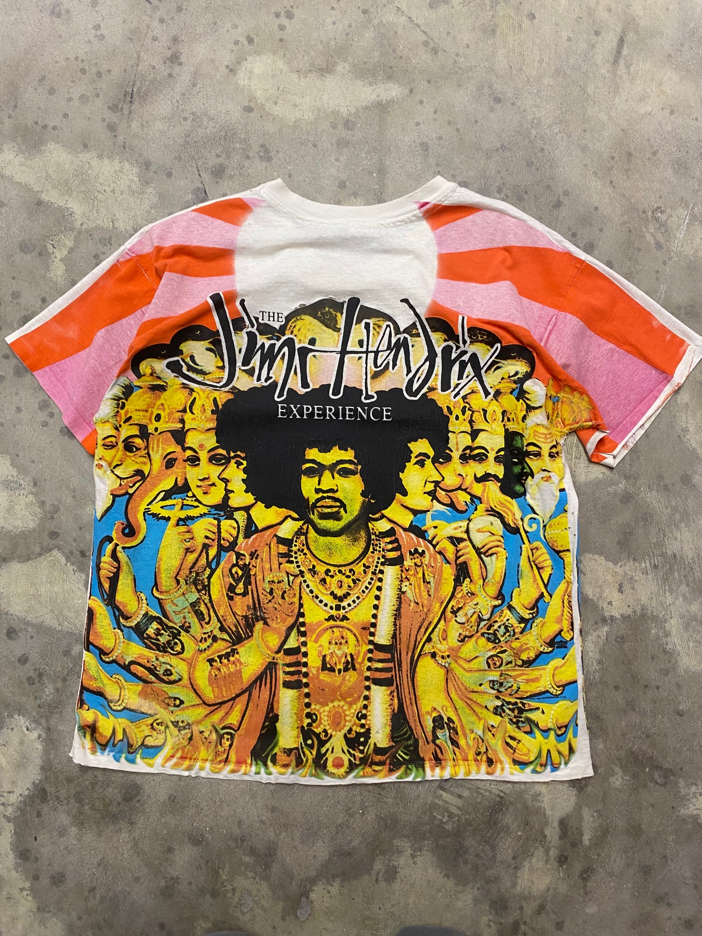 Vintage Jimi Hendrix AOP shirt size extra large