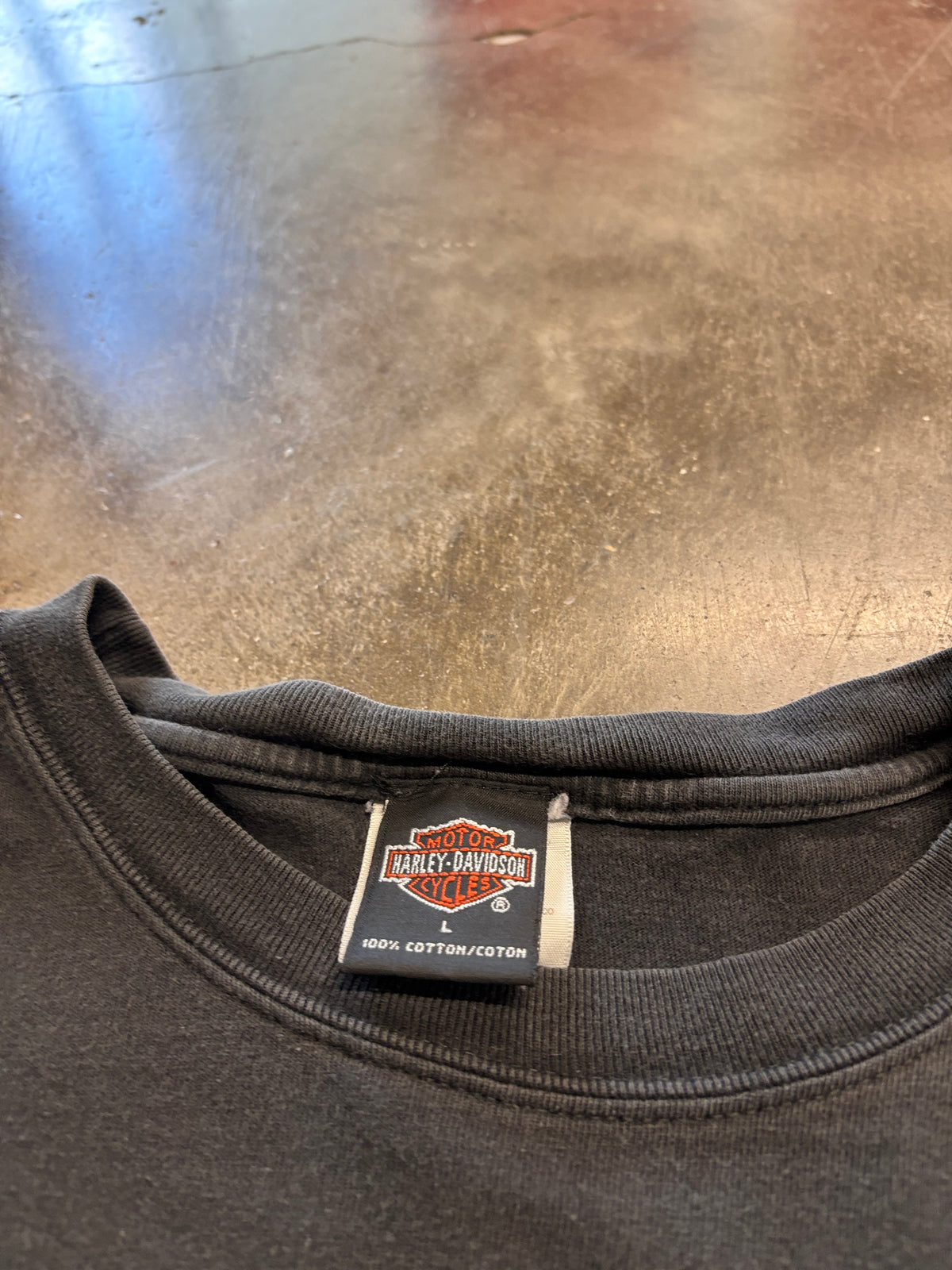 Vintage Harley Davidson Flaming Eagle long sleeve  size large
