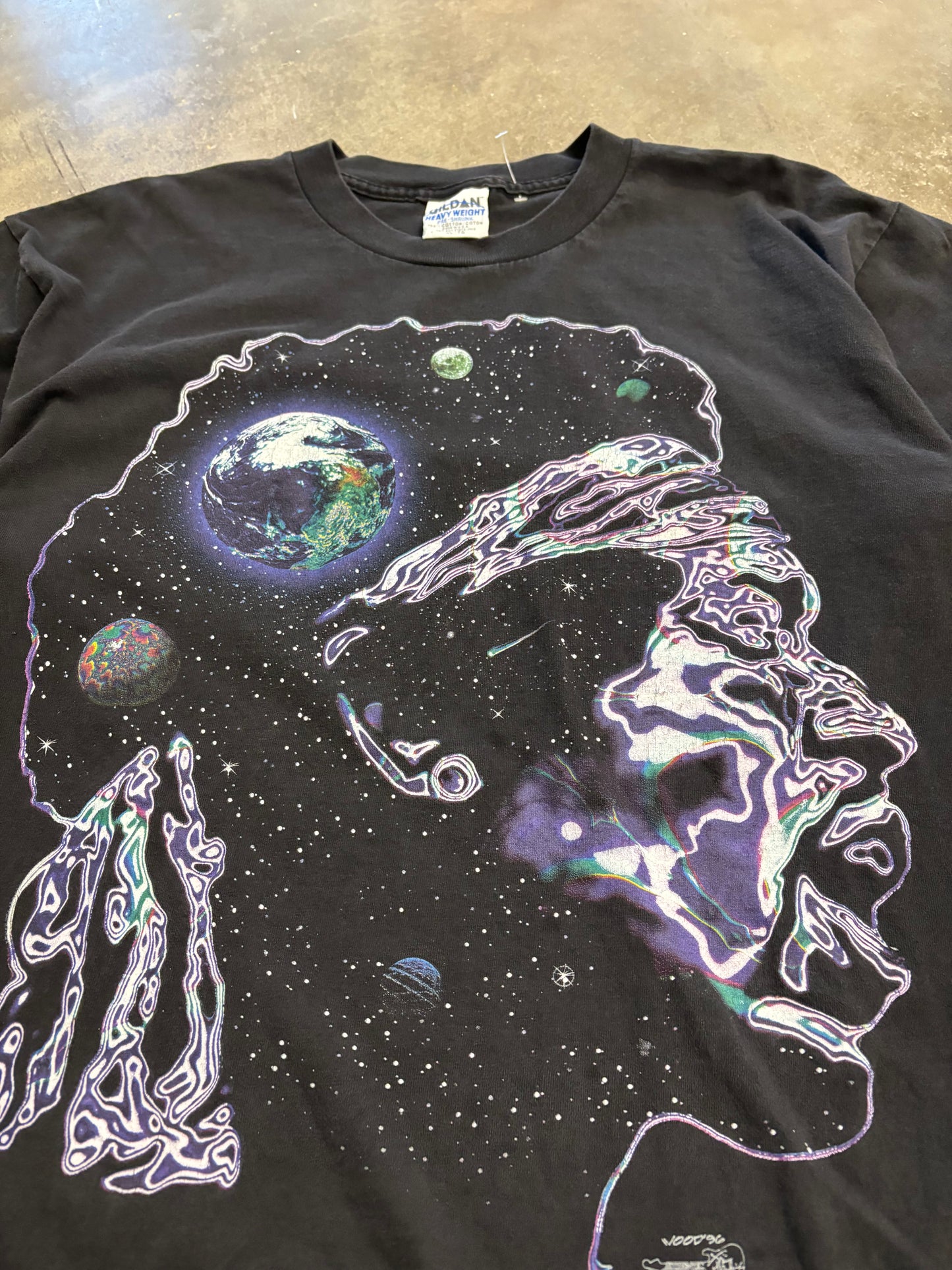 Vintage Jimi Hendrix Fractal shirt size XL