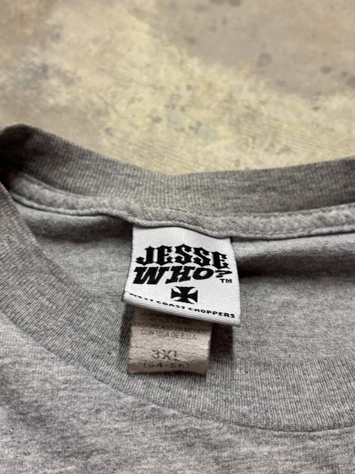 Vintage West Coast Choppers grey long sleeve shirt size XXXL