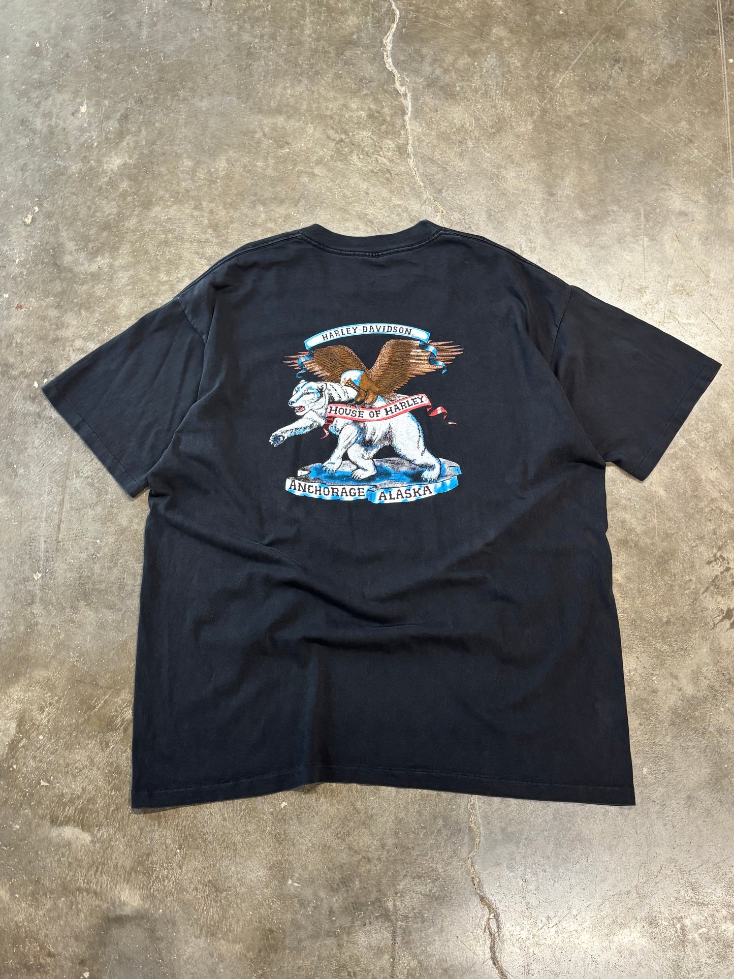 Vintage Harley Davidson Alaska shirt size xl
