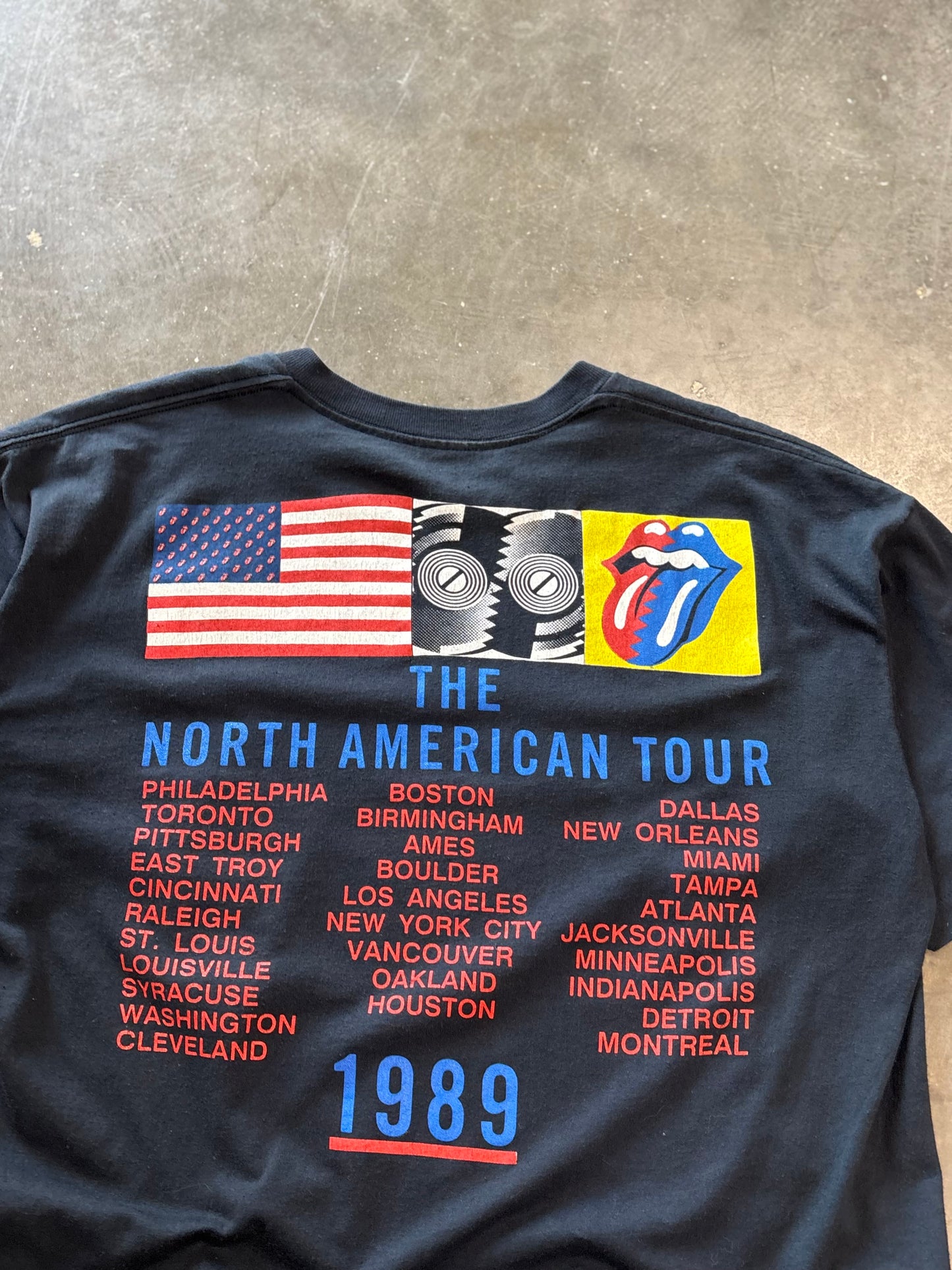 Vintage Rolling Stones 1989 Shirt size XL