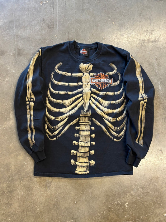 Harley Davidson Skeleton long sleeve size medium