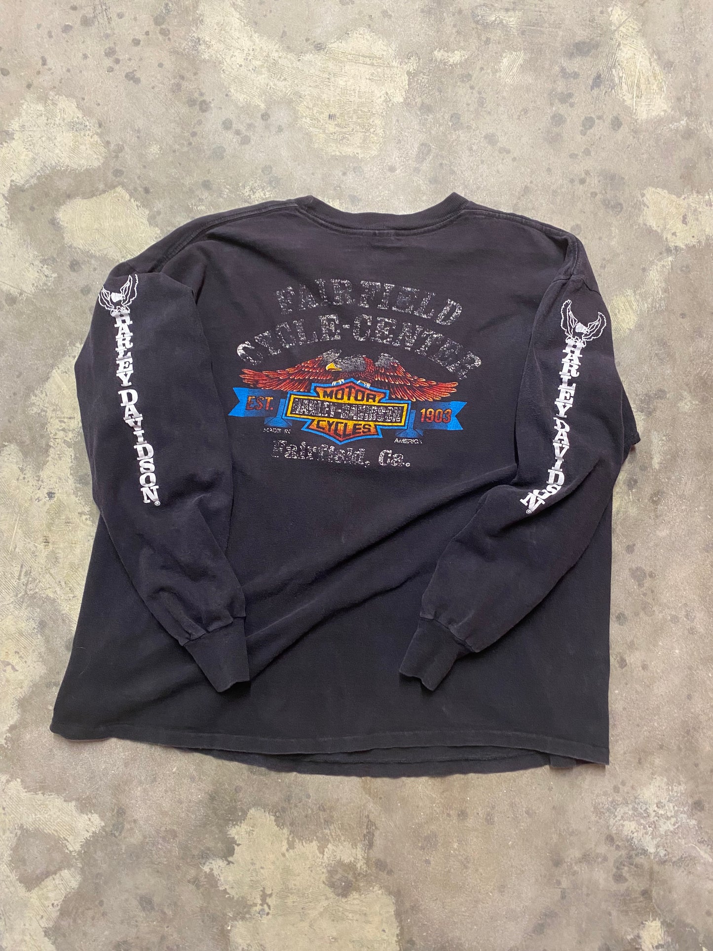 Vintage 80’s Harley Davidson Screaming Eagle long sleeve size Extra large