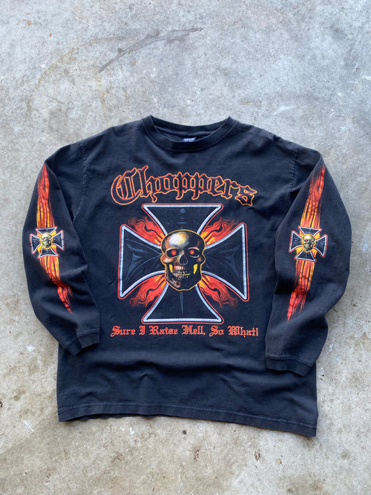 Vintage Choppers Sassy ahhh shirt long sleeve size large