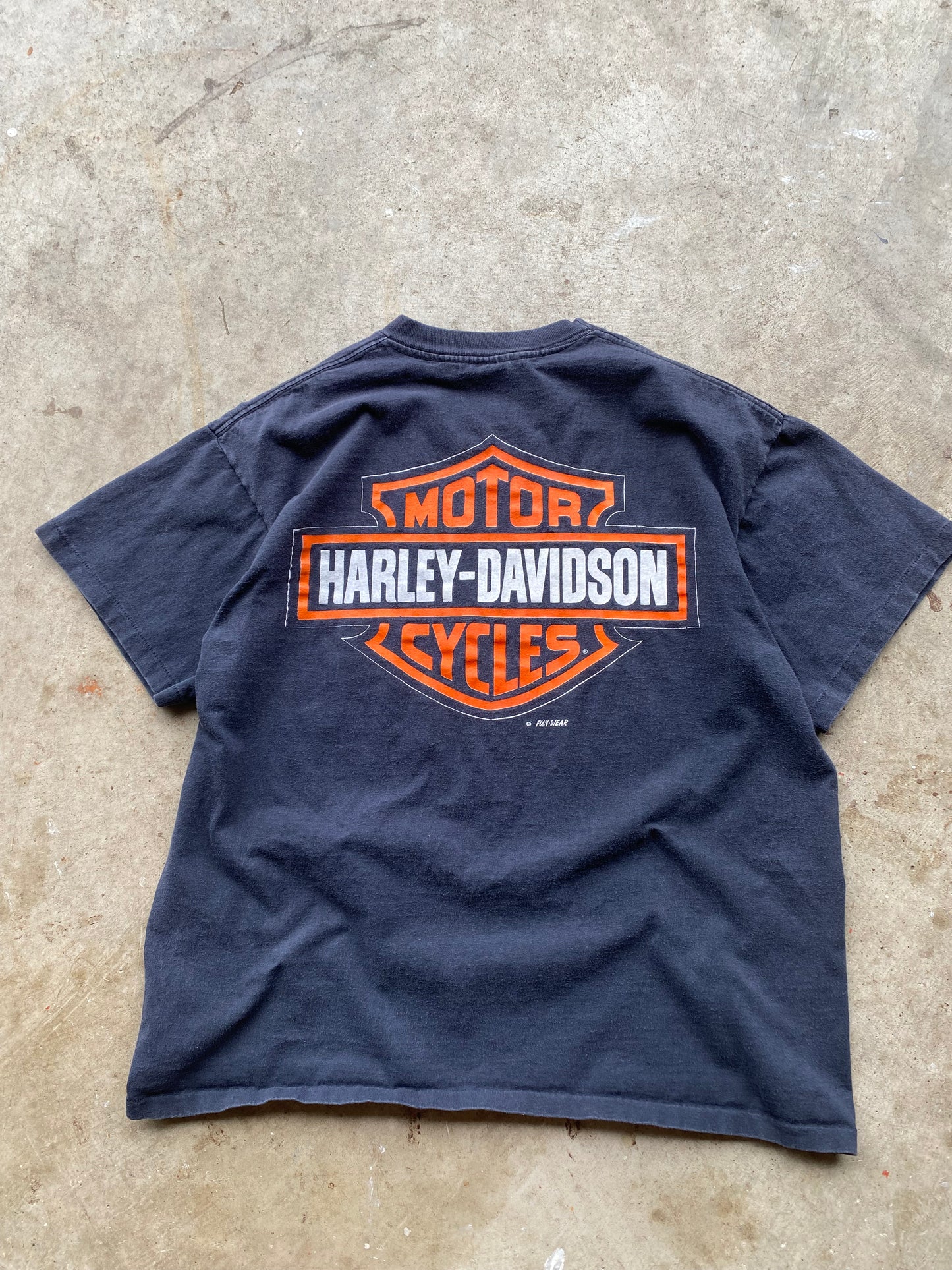 Vintage Harley Davidson First in Flight shirt size large