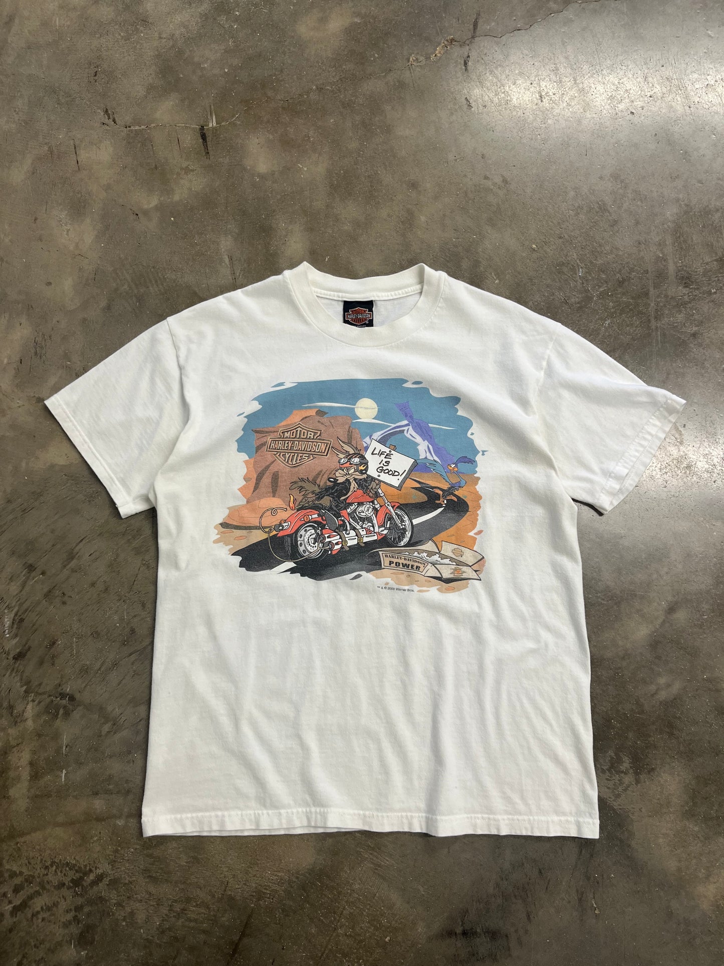 Vintage Harley Davidson Looney Tunes shirt size large