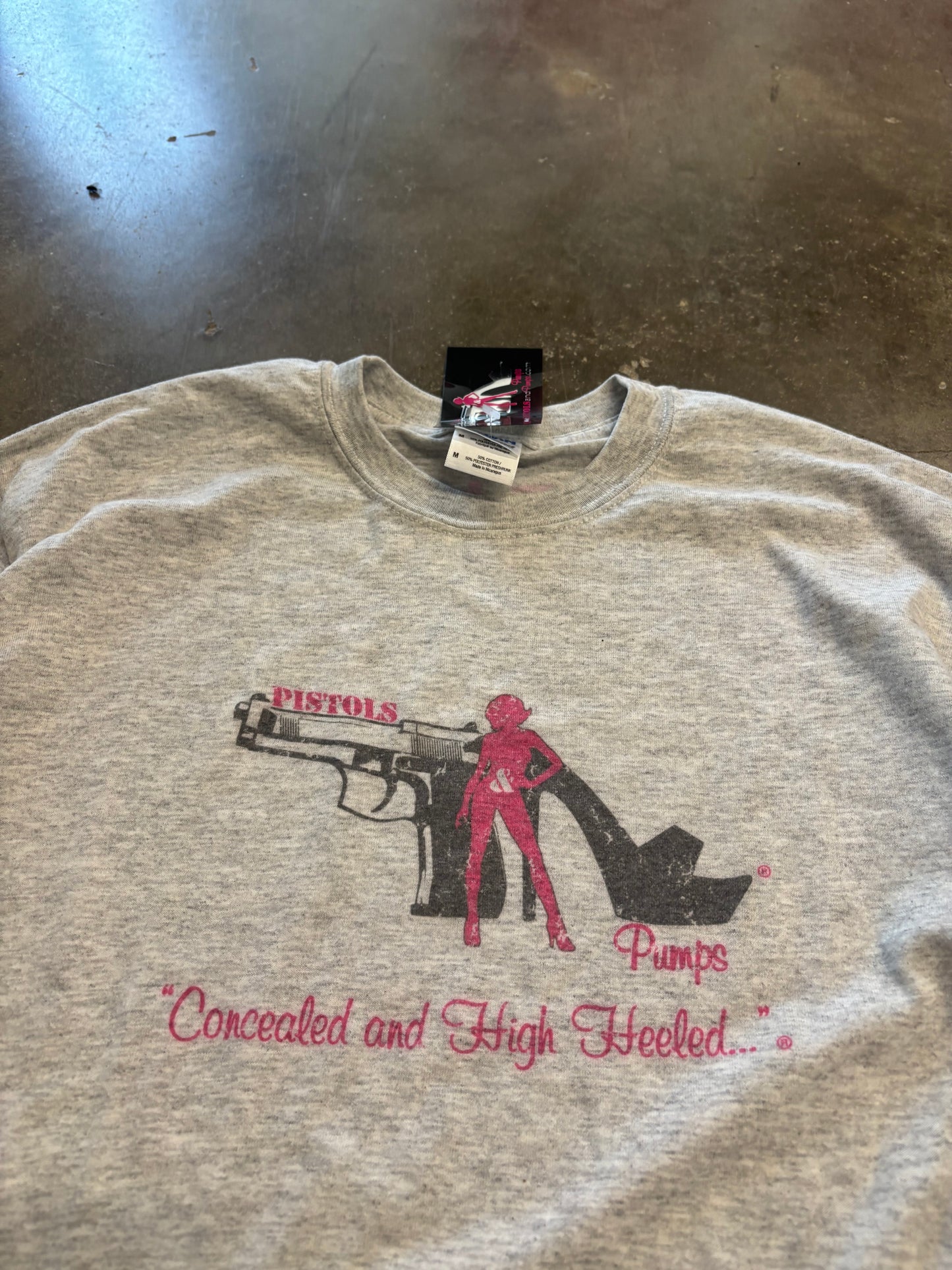Y2K vintage stripper gun shirt size medium