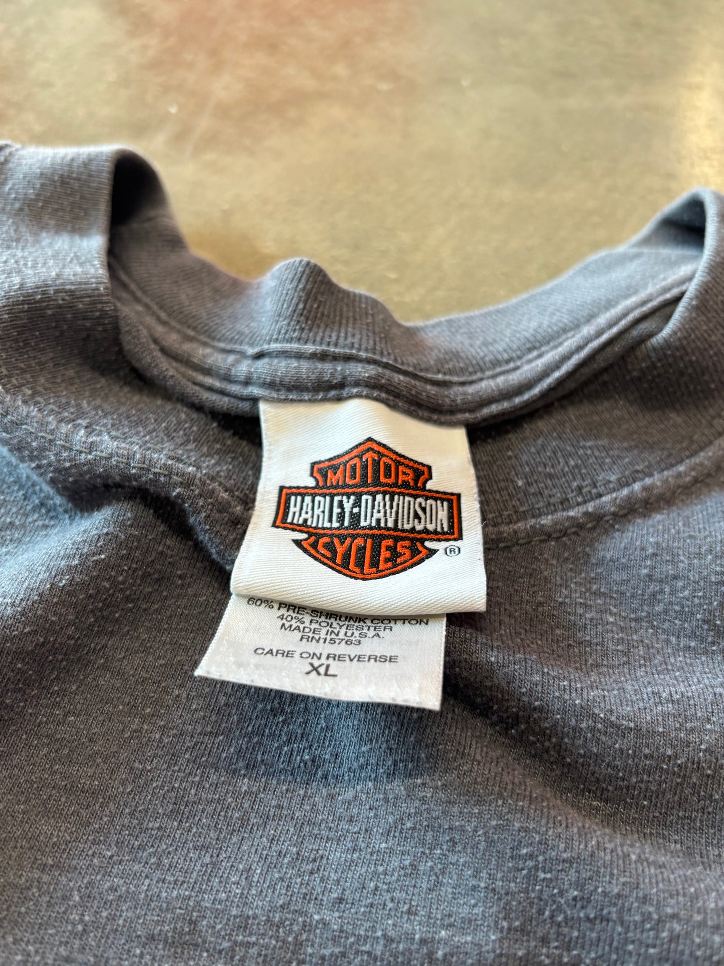 Harley Davidson Eagle flame long sleeve size XL