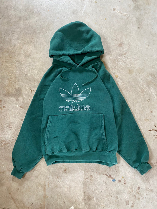 Vintage Adidas Trefoil Earth Tone Hoodie Size S/M