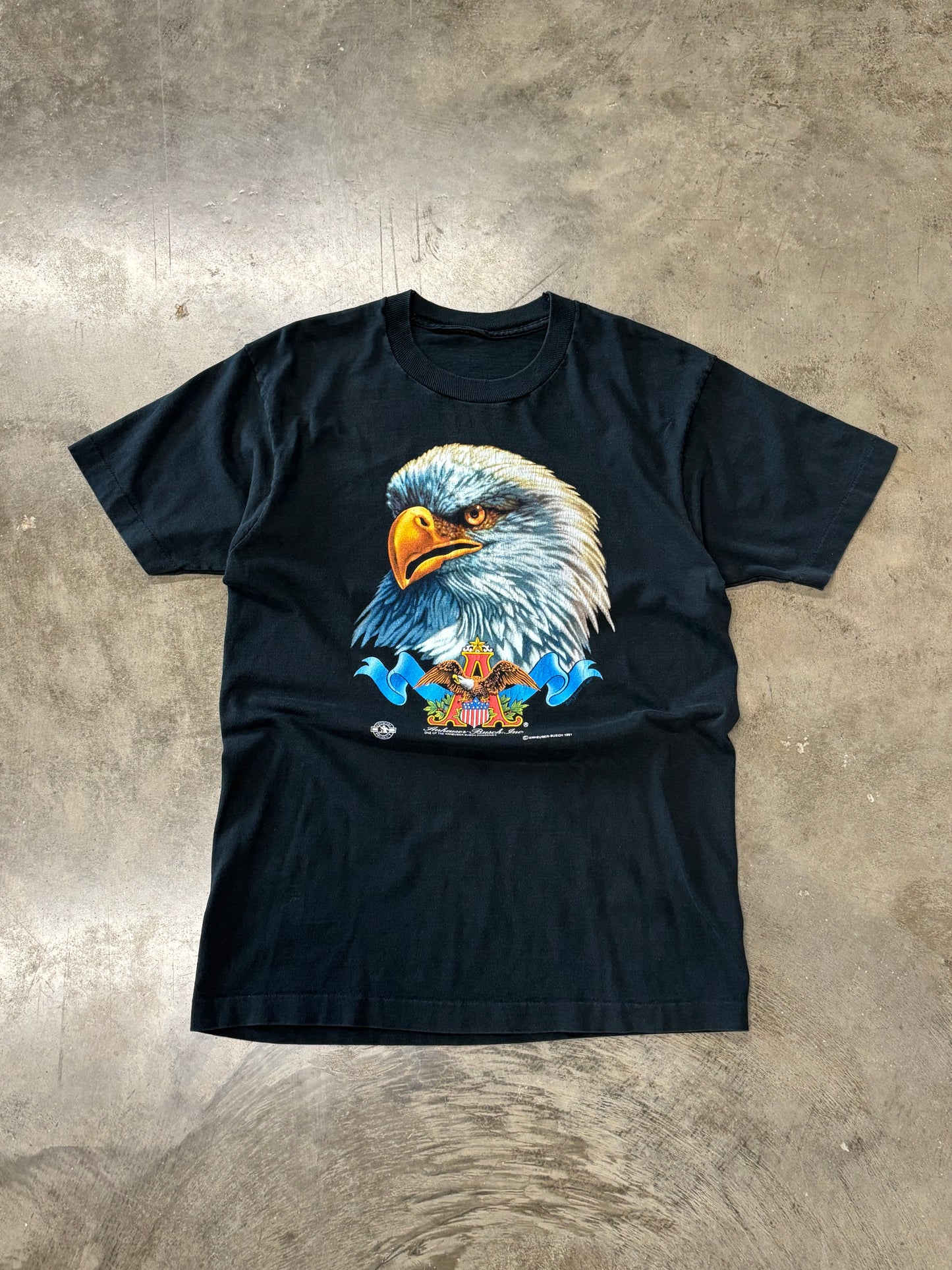 Vintage Aneheuser Busch Eagle shirt size large