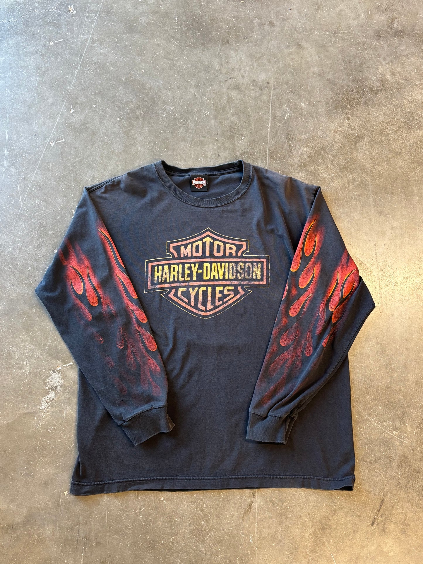 Vintage Harley Davidson inferno long sleeve size xl