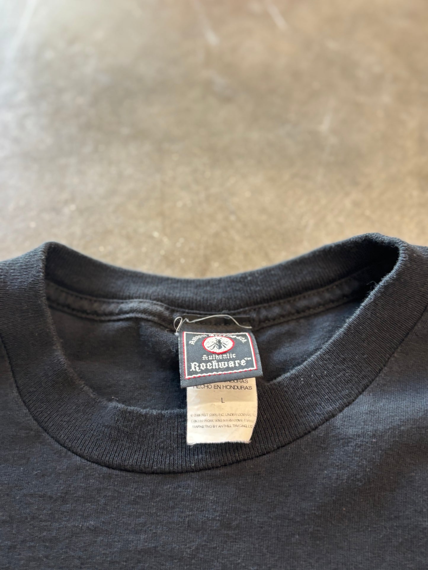 Vintage Rolling Stones flame logo shirt size large