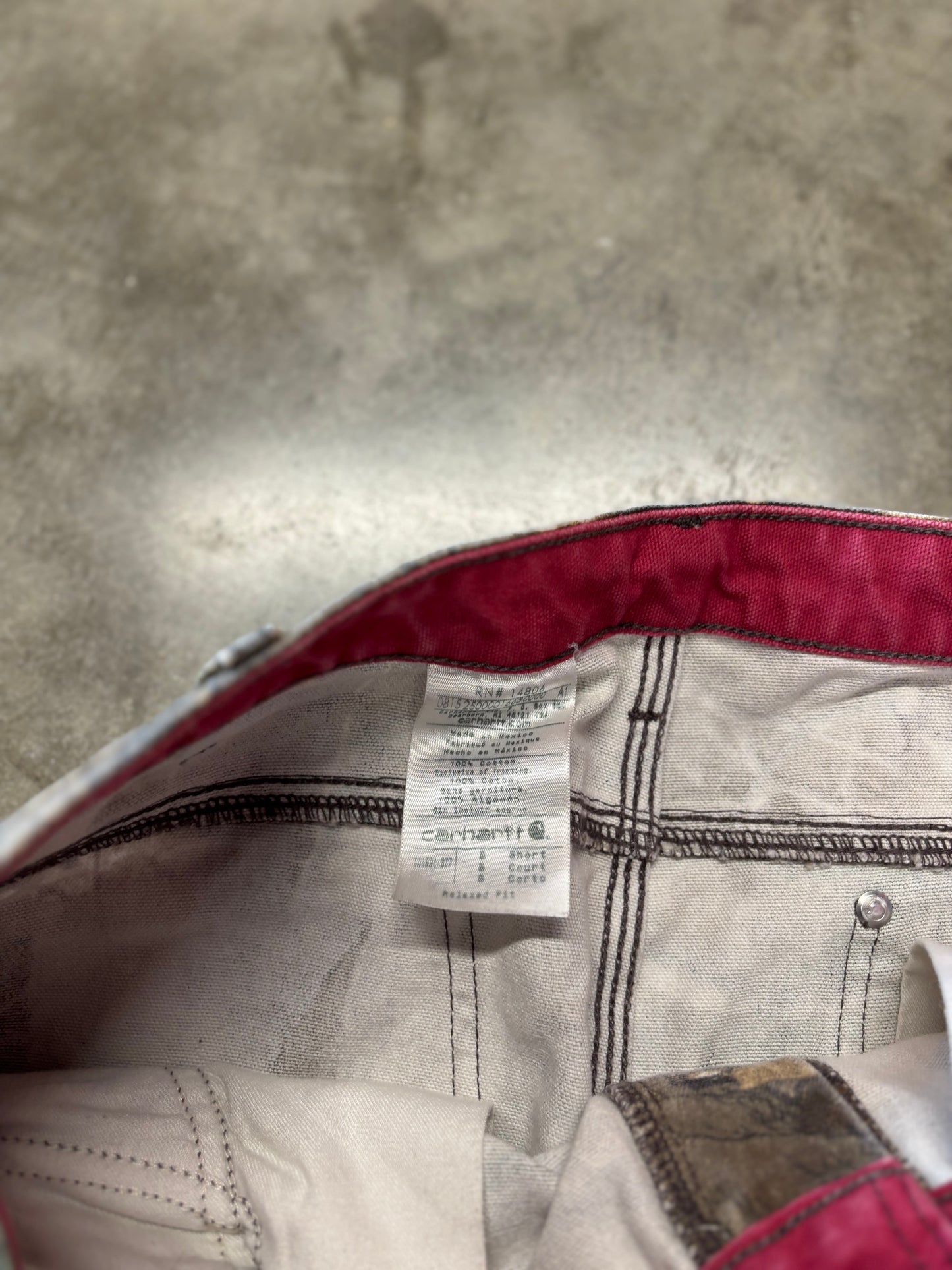 Camo carhartt double knees