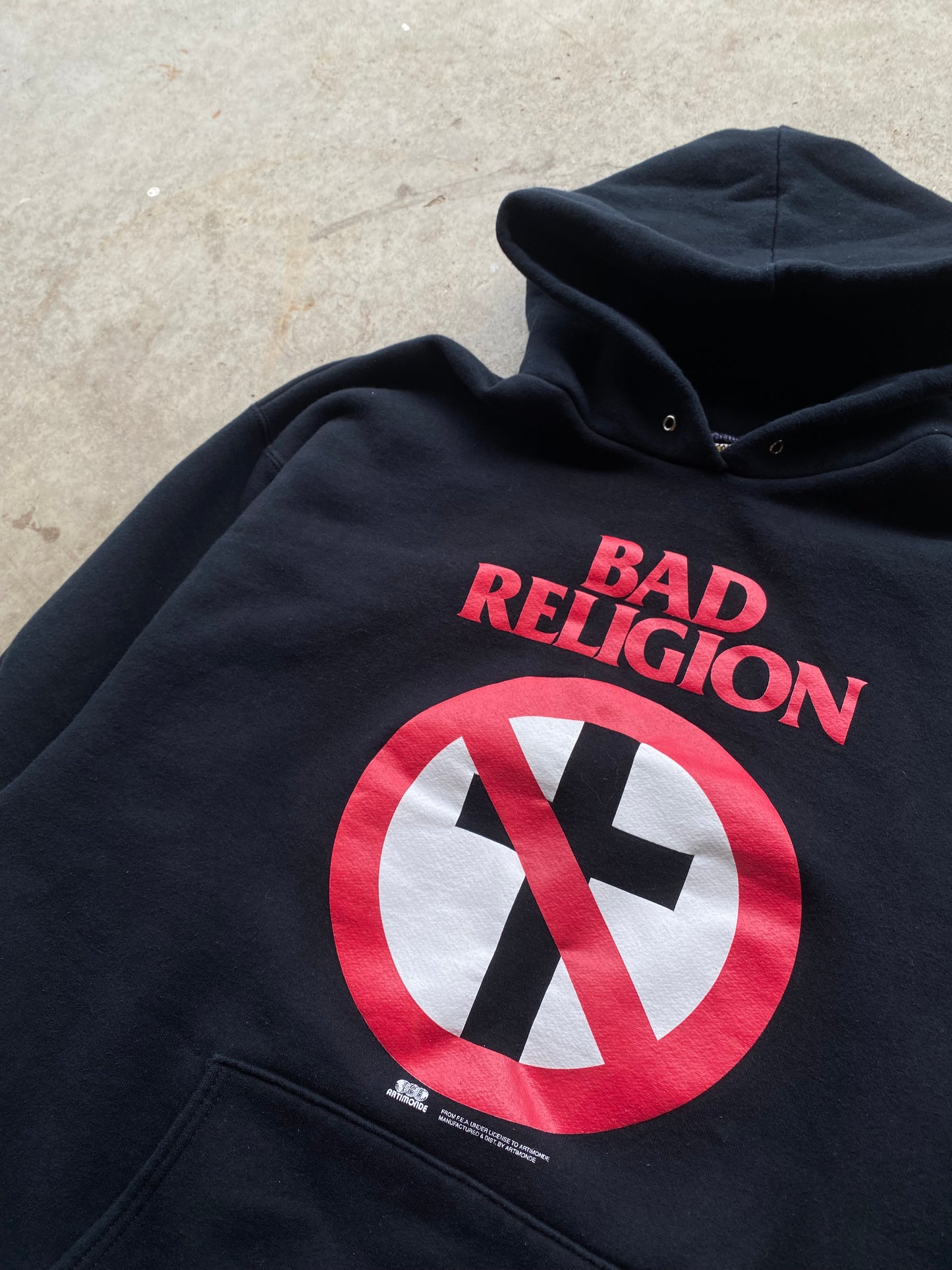 Vintage Bad Religion Band hoodie size extra large