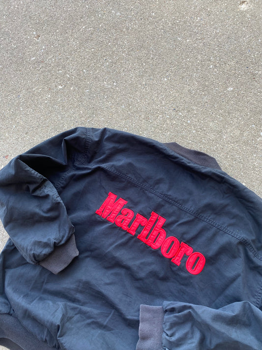 Vintage Reversible Marlboro Bomber Jacket Size Medium