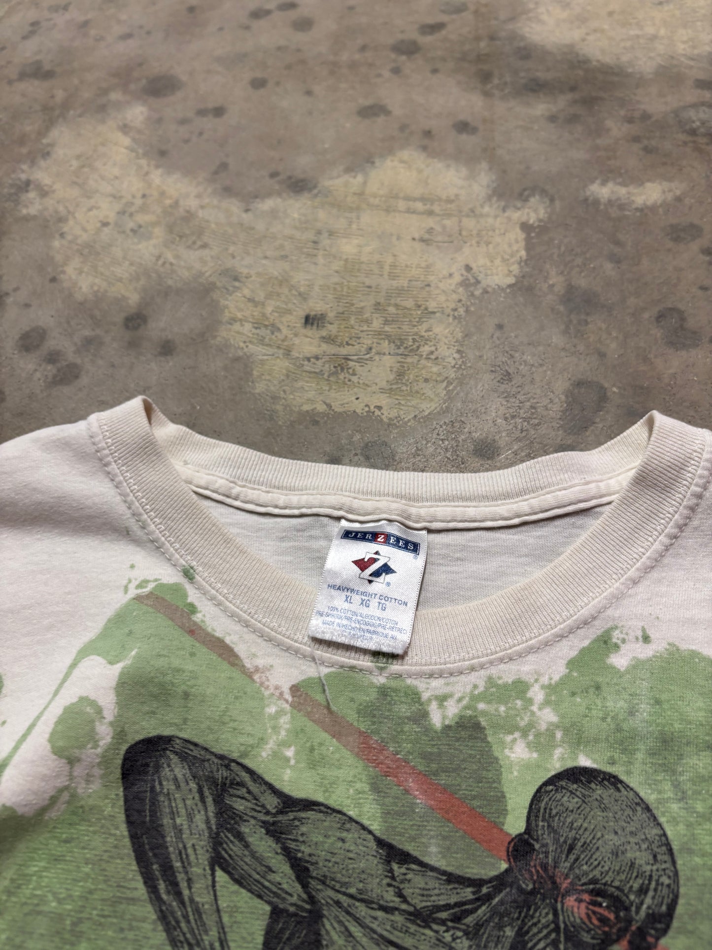 Vintage Alice In Chains skeleton shirt size XL