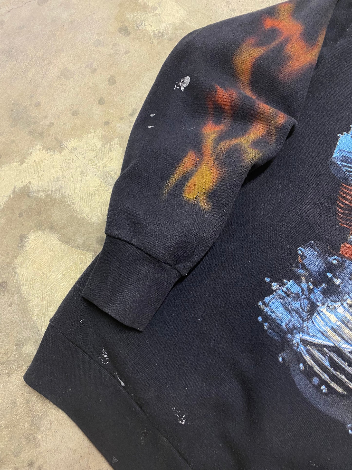 Vintage Knucklehead Flame sweatshirt size extra large