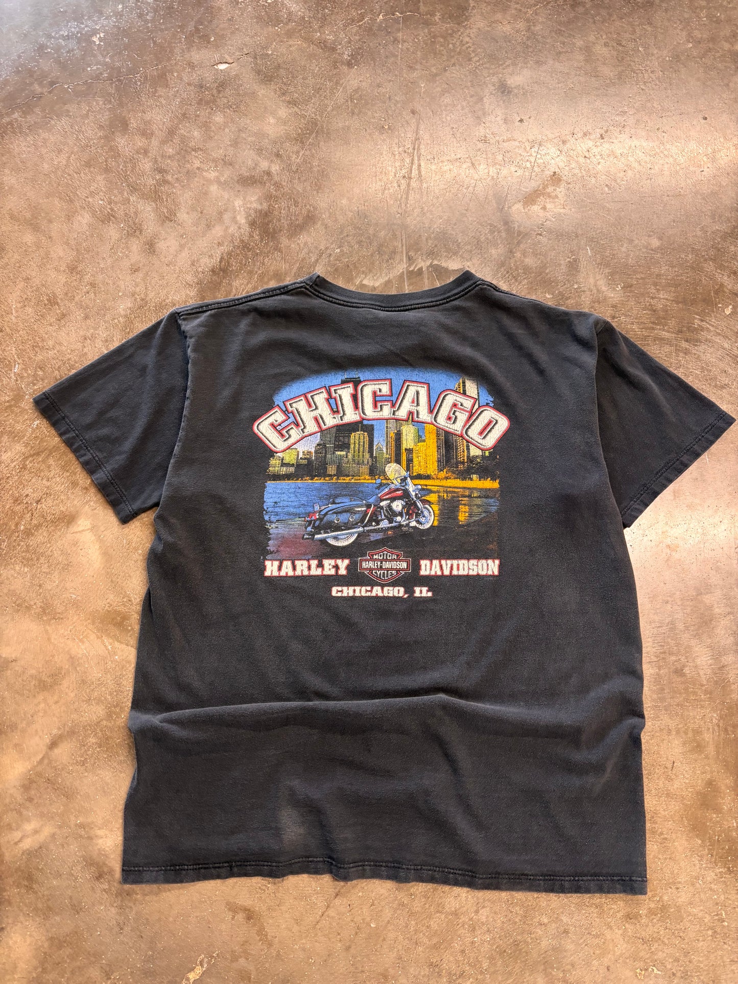 Vintage Harley Davidson Chicago Lightning shirt size xl