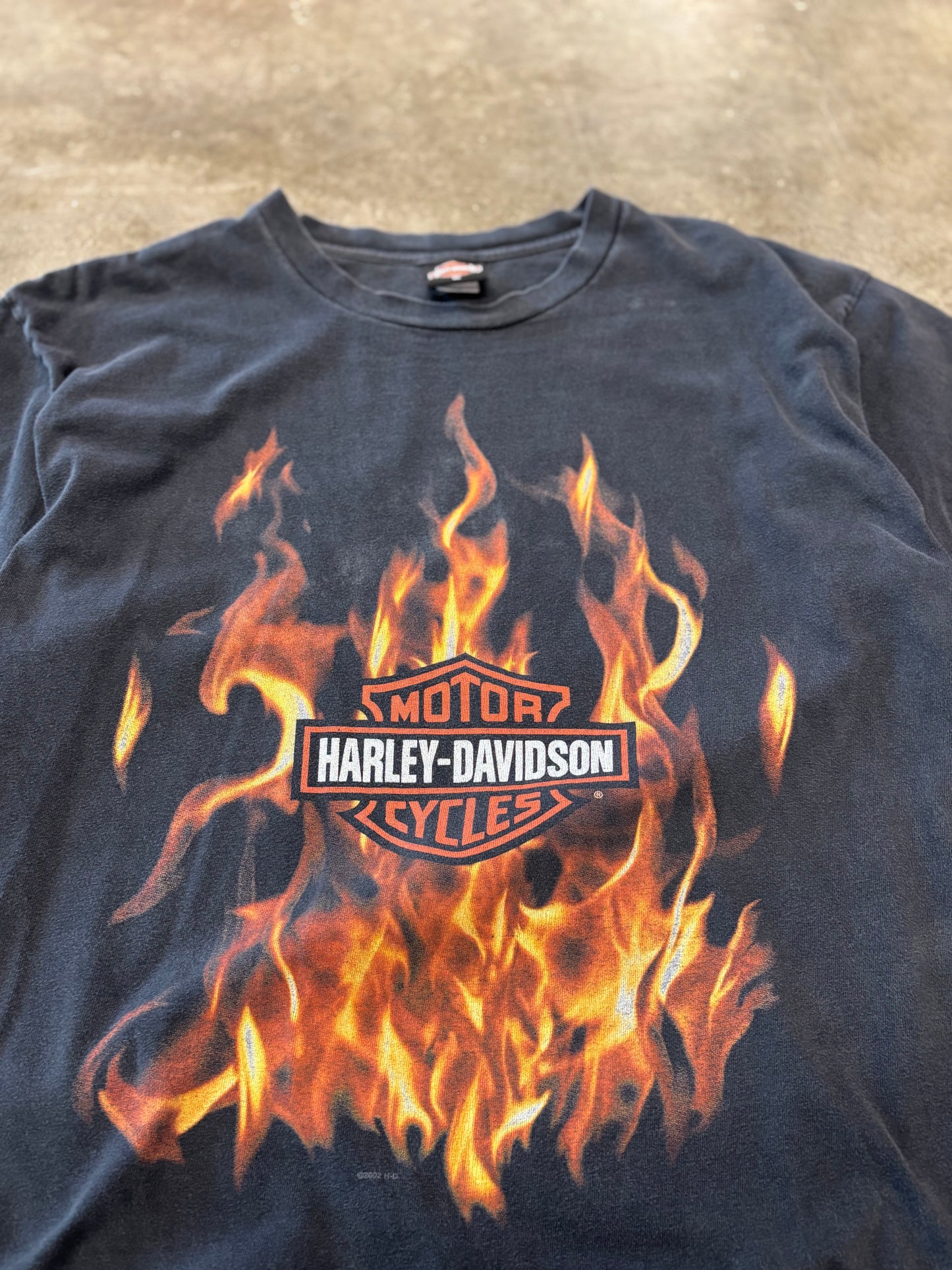 Vintage Harley Rising Flame shirt size XL