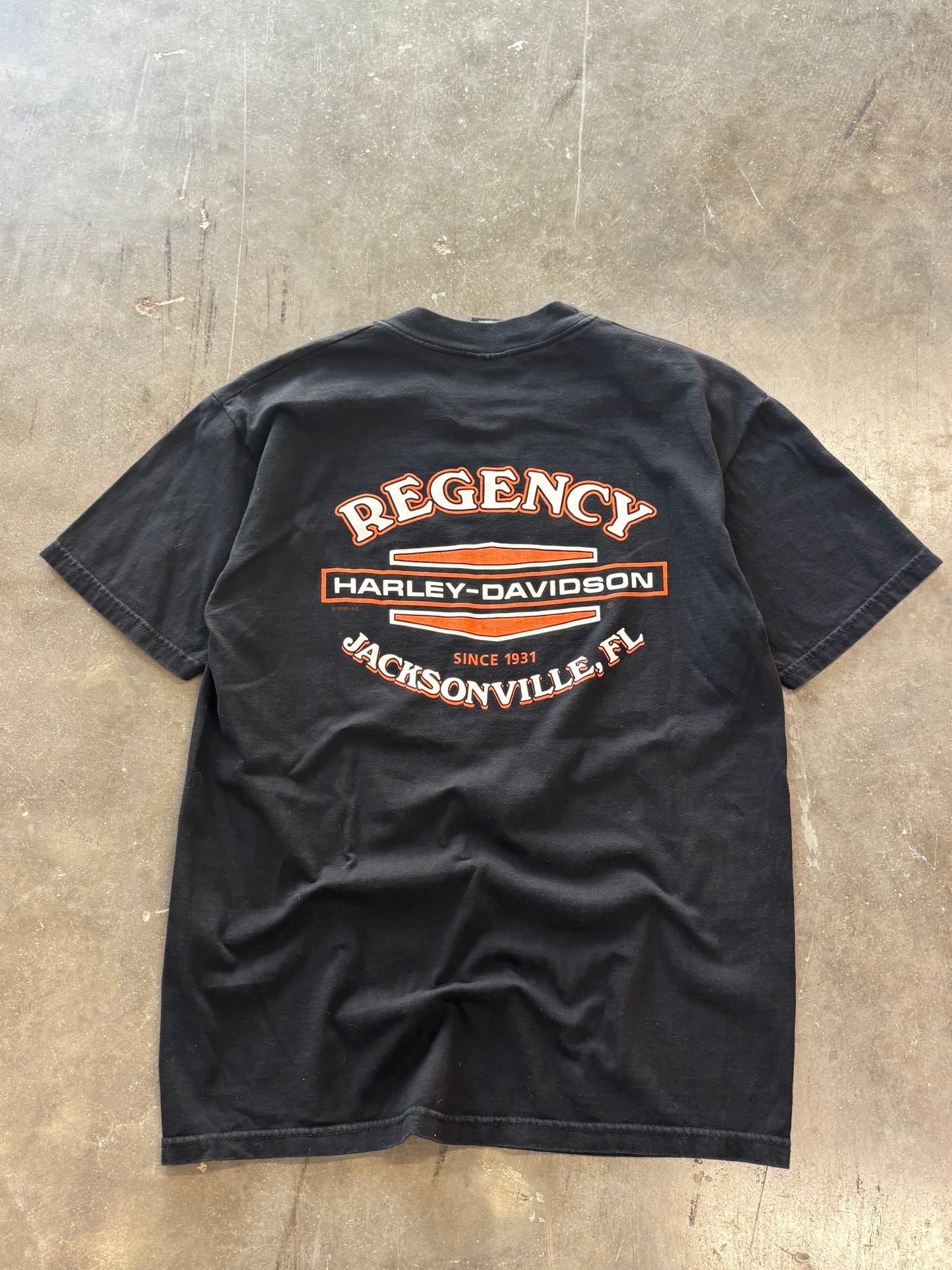 Vintage Harley Davidson Rising Flame shirt size medium