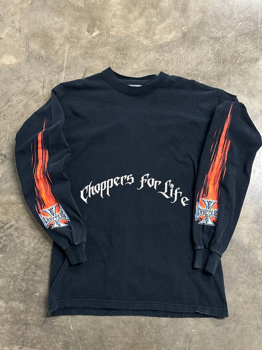 Vintage WCC choppers for life long sleeve size large