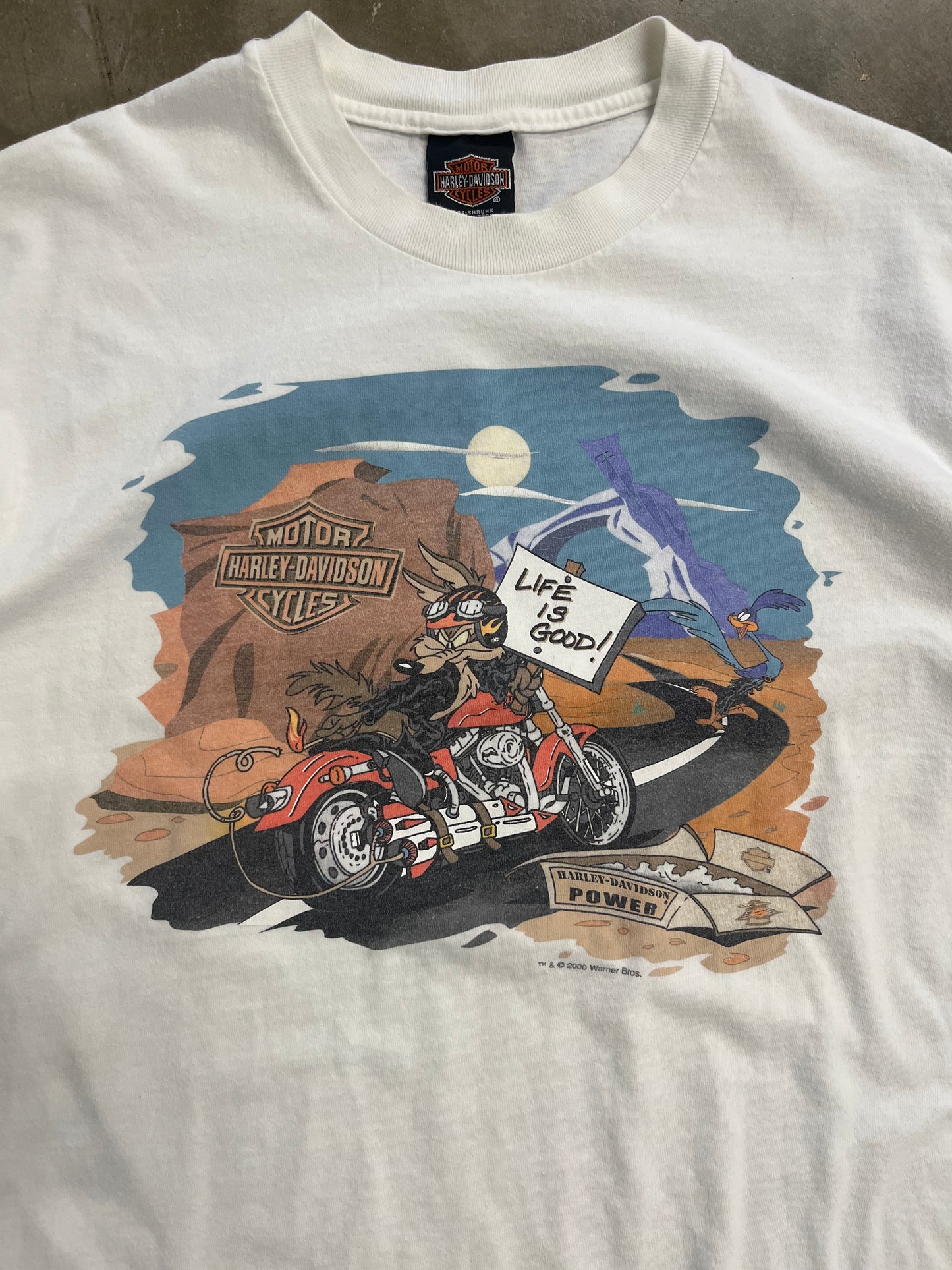 Vintage Harley Davidson Looney Tunes shirt size large