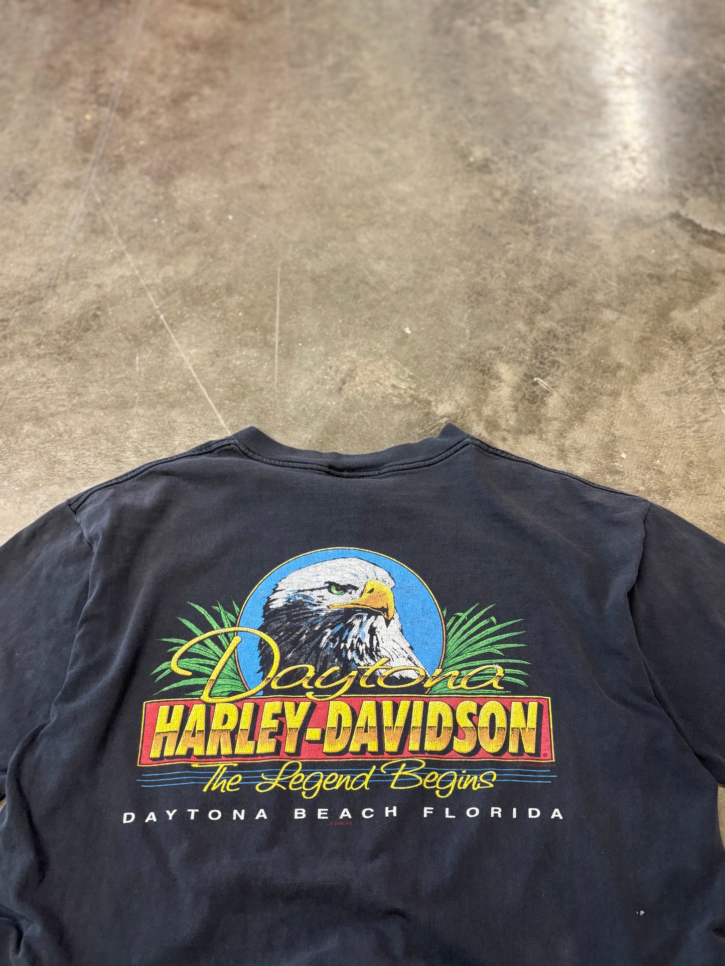Vintage Harley Davidson Daytona bike week shirt size large